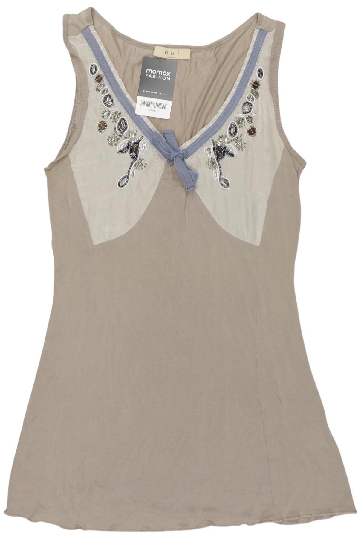 

Oui Damen Top, beige, Gr. 34