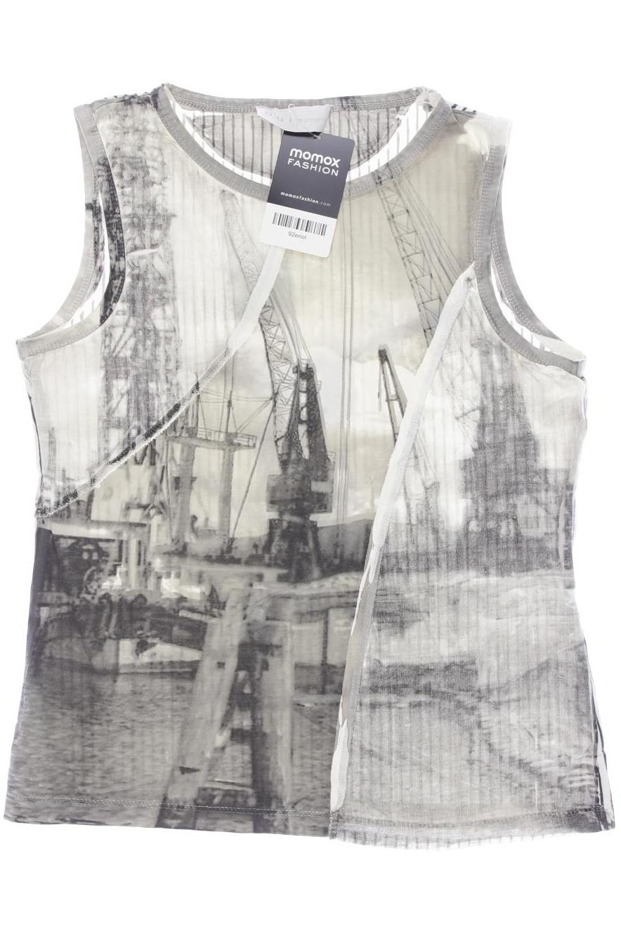 

Oui Damen Top, grau, Gr. 36