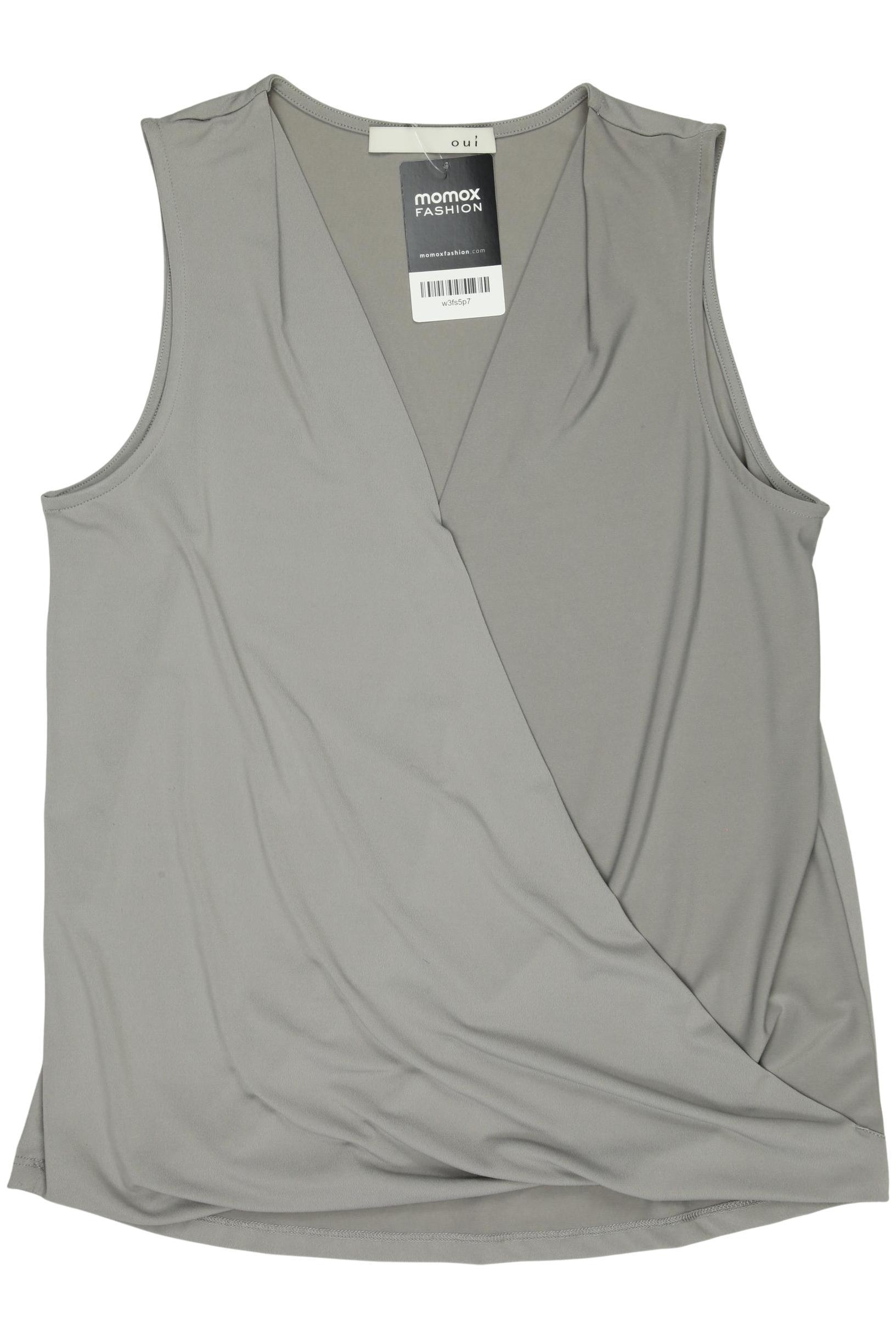 

Oui Damen Top, grau, Gr. 34