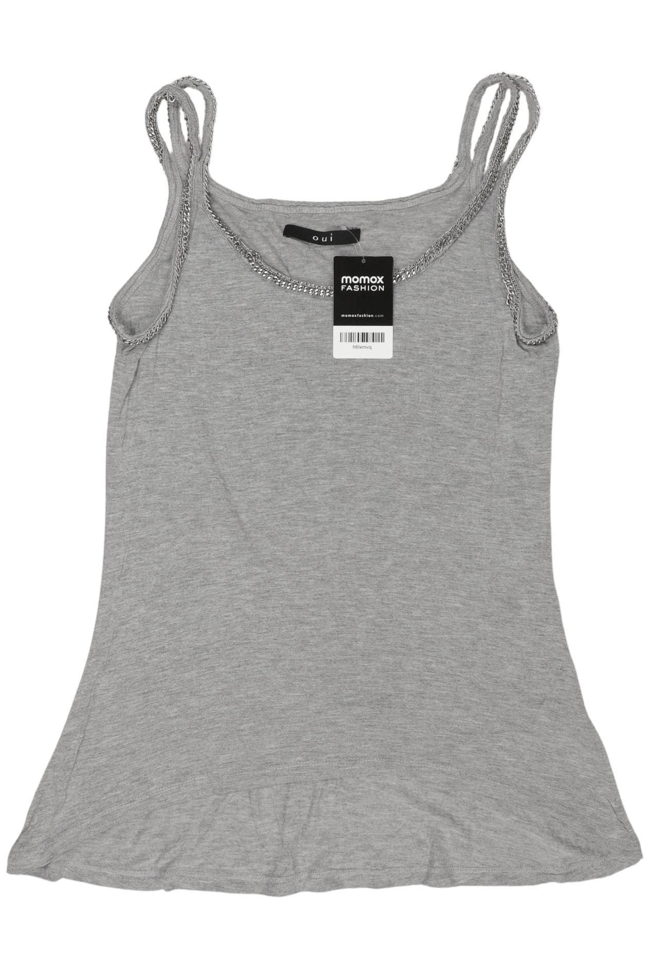 

Oui Damen Top, grau, Gr. 38