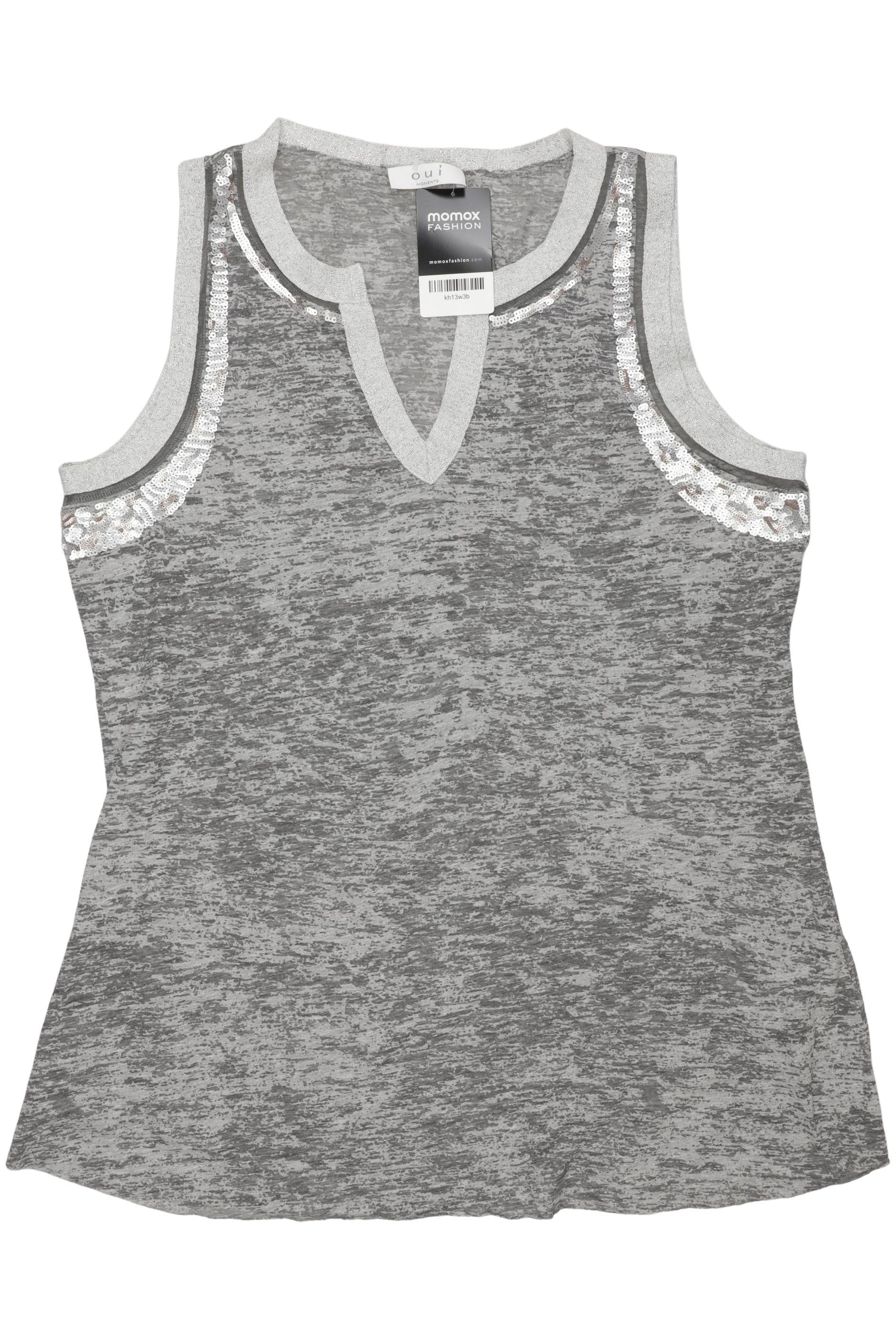 

Oui Damen Top, grau, Gr. 44
