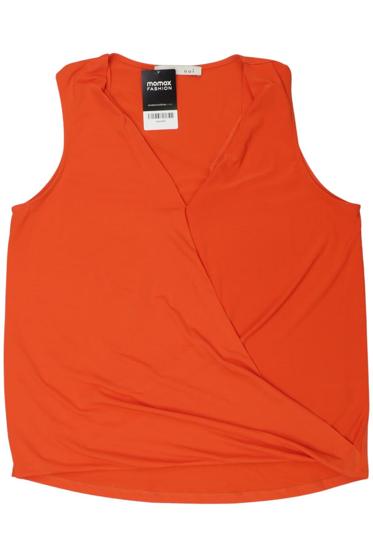 

Oui Damen Top, orange, Gr. 40