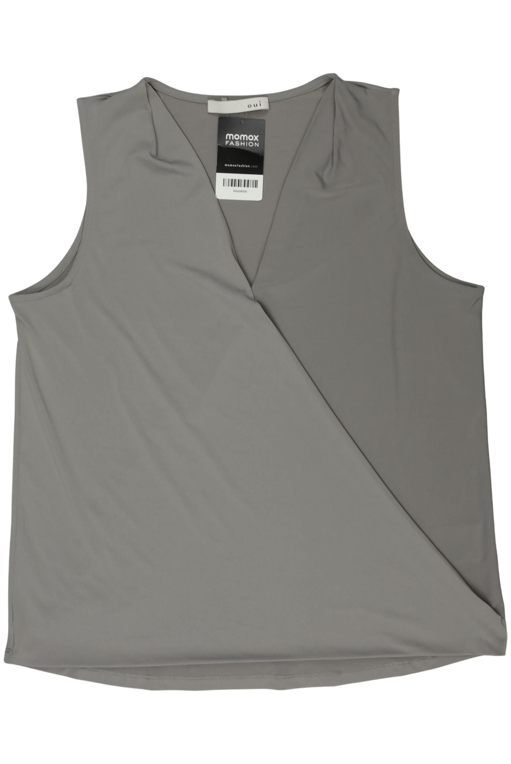 

Oui Damen Top, grau, Gr. 40