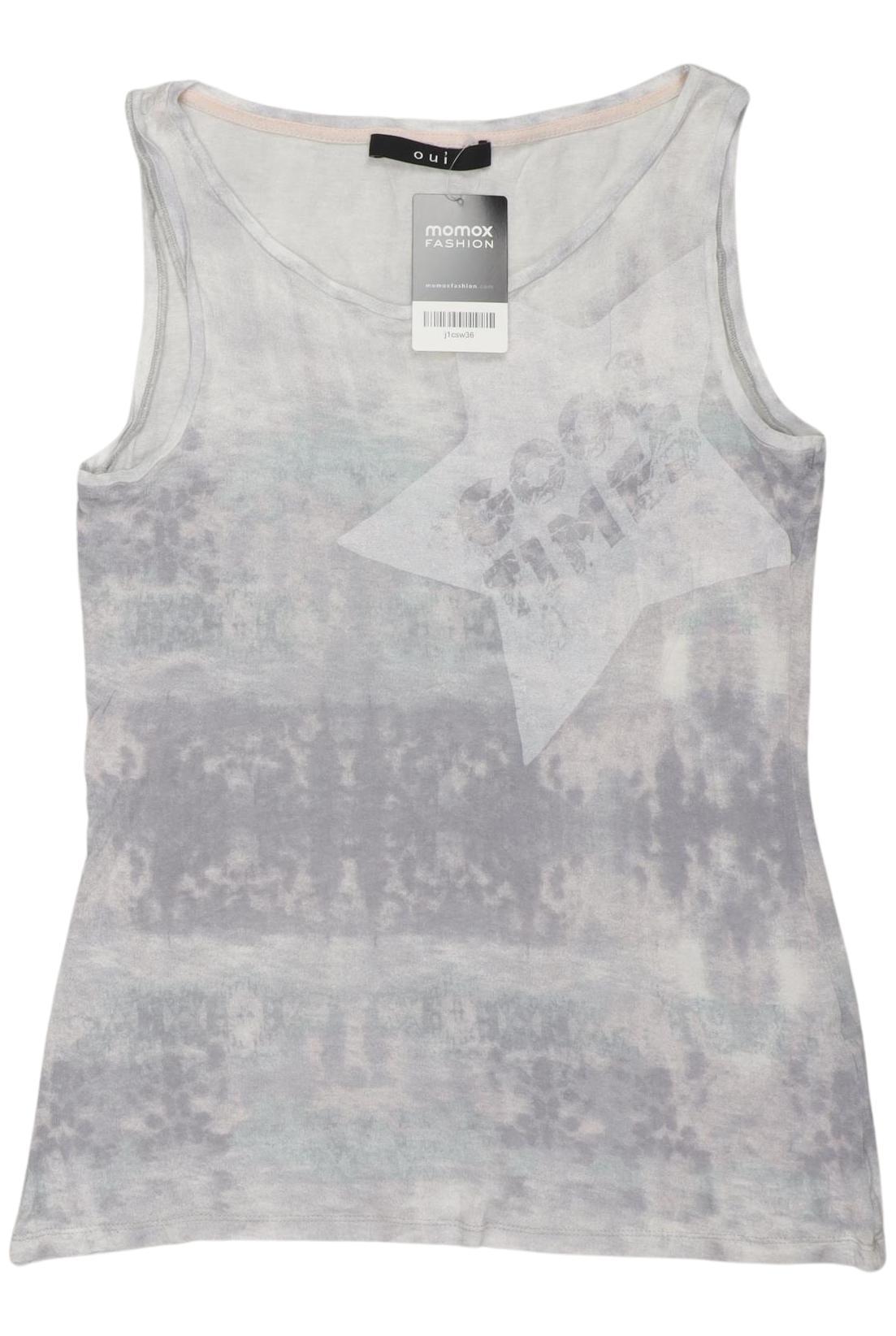 

Oui Damen Top, grau, Gr. 38