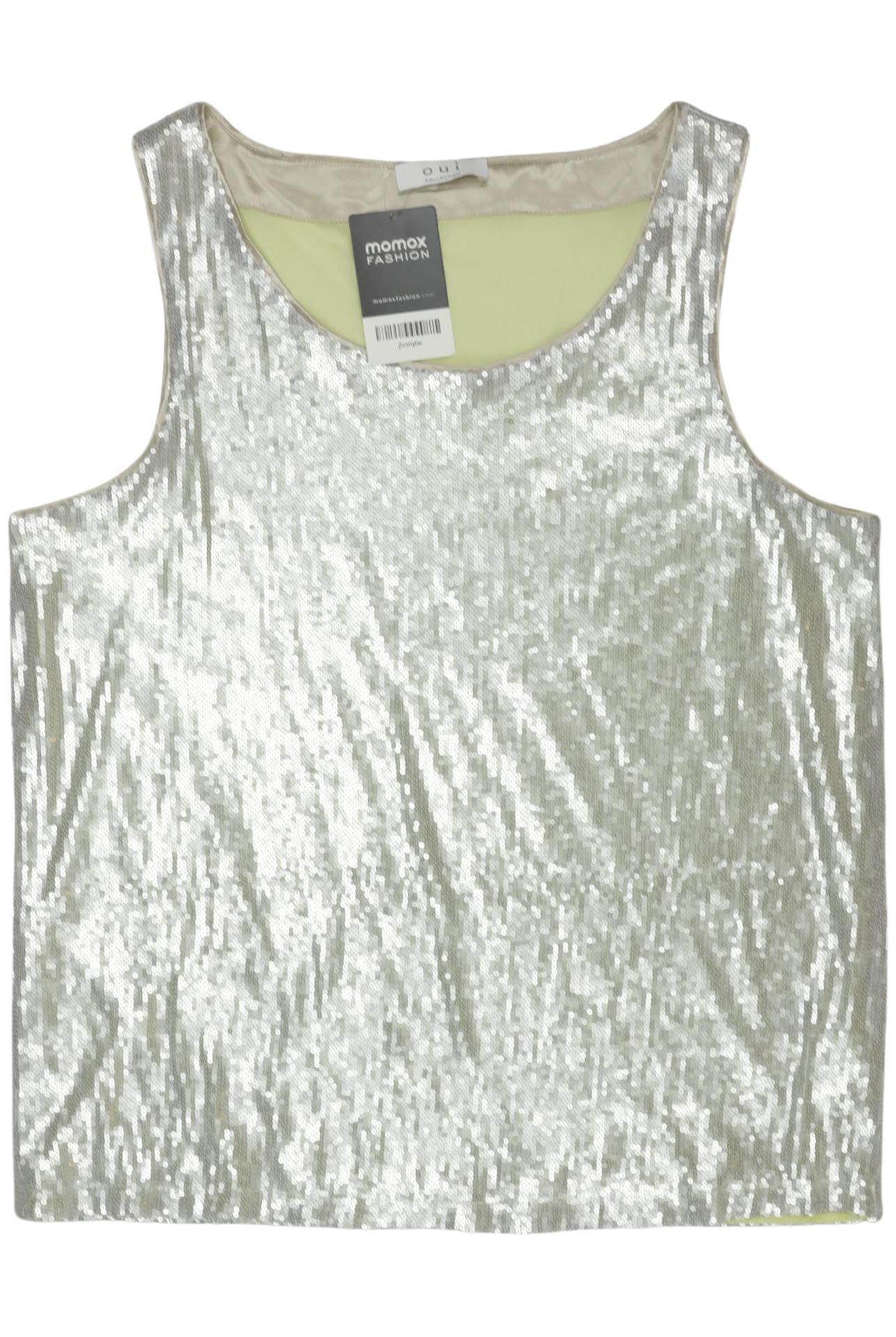 

Oui Damen Top, grau, Gr. 44