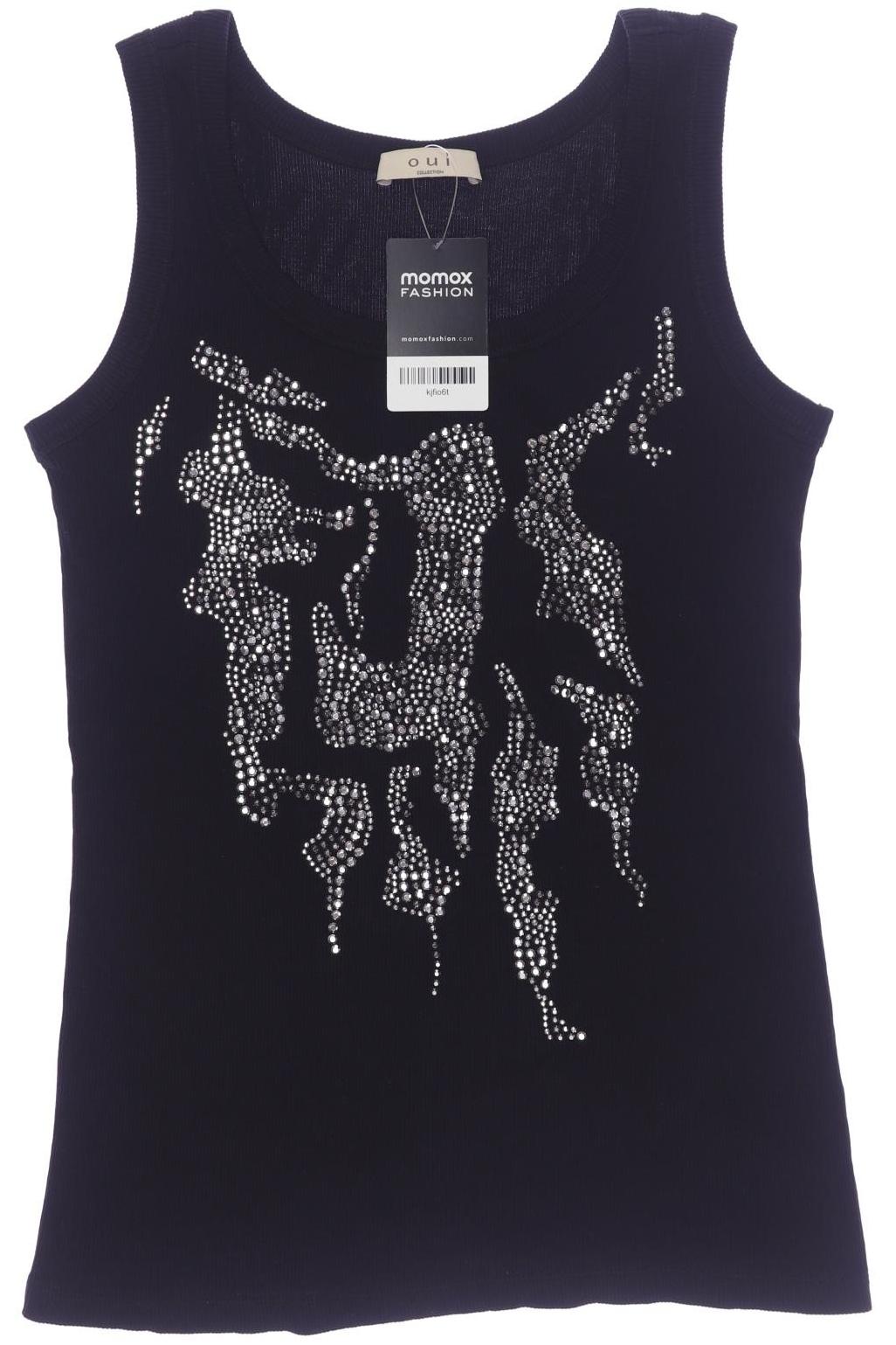 

Oui Damen Top, schwarz, Gr. 40