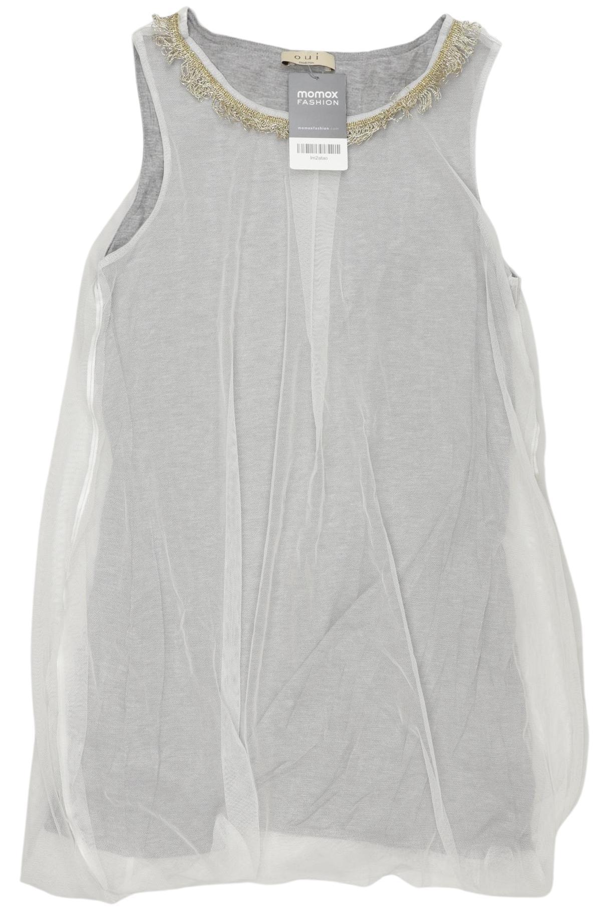 

Oui Damen Top, grau, Gr. 38