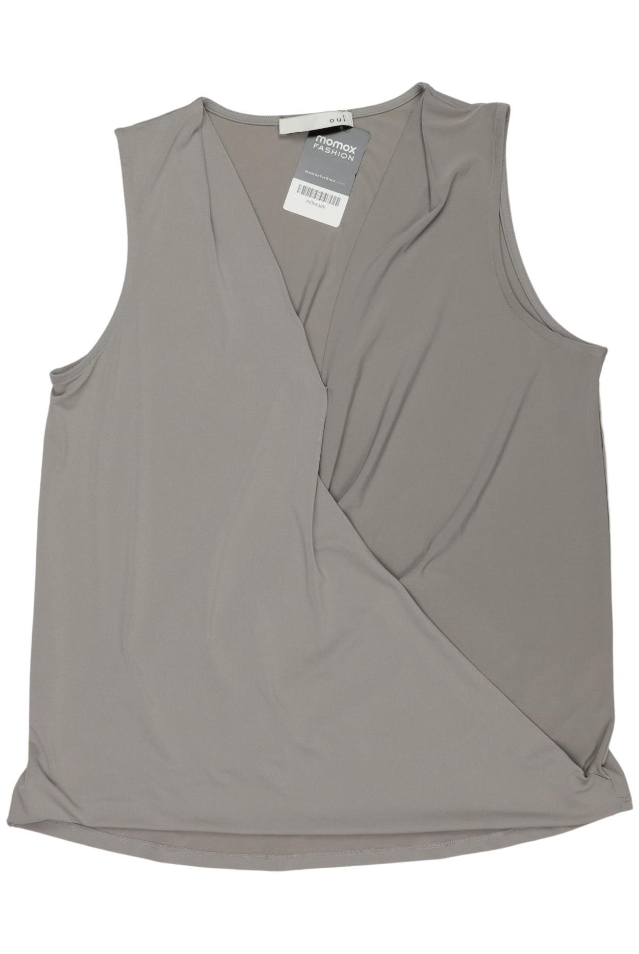 

Oui Damen Top, grau, Gr. 38