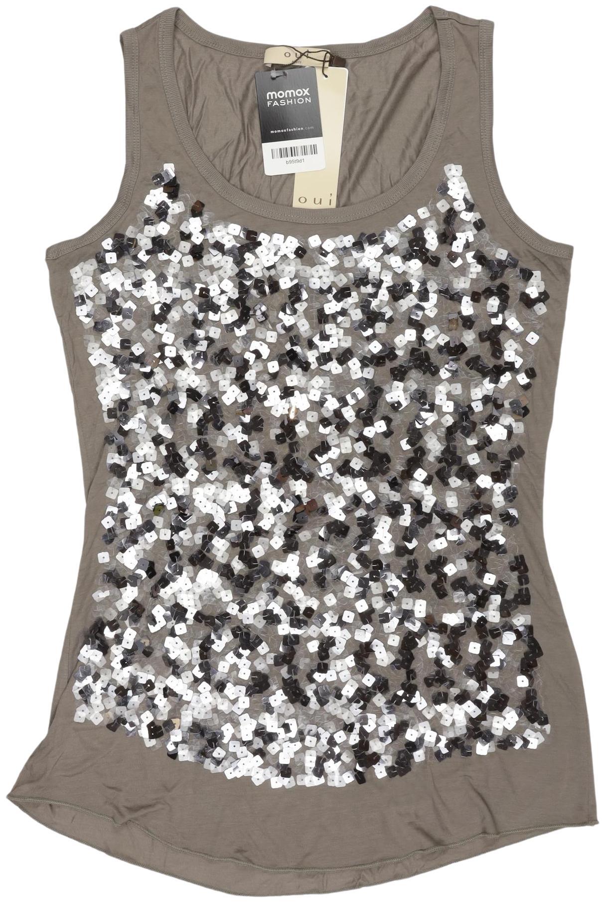 

Oui Damen Top, grau, Gr. 40