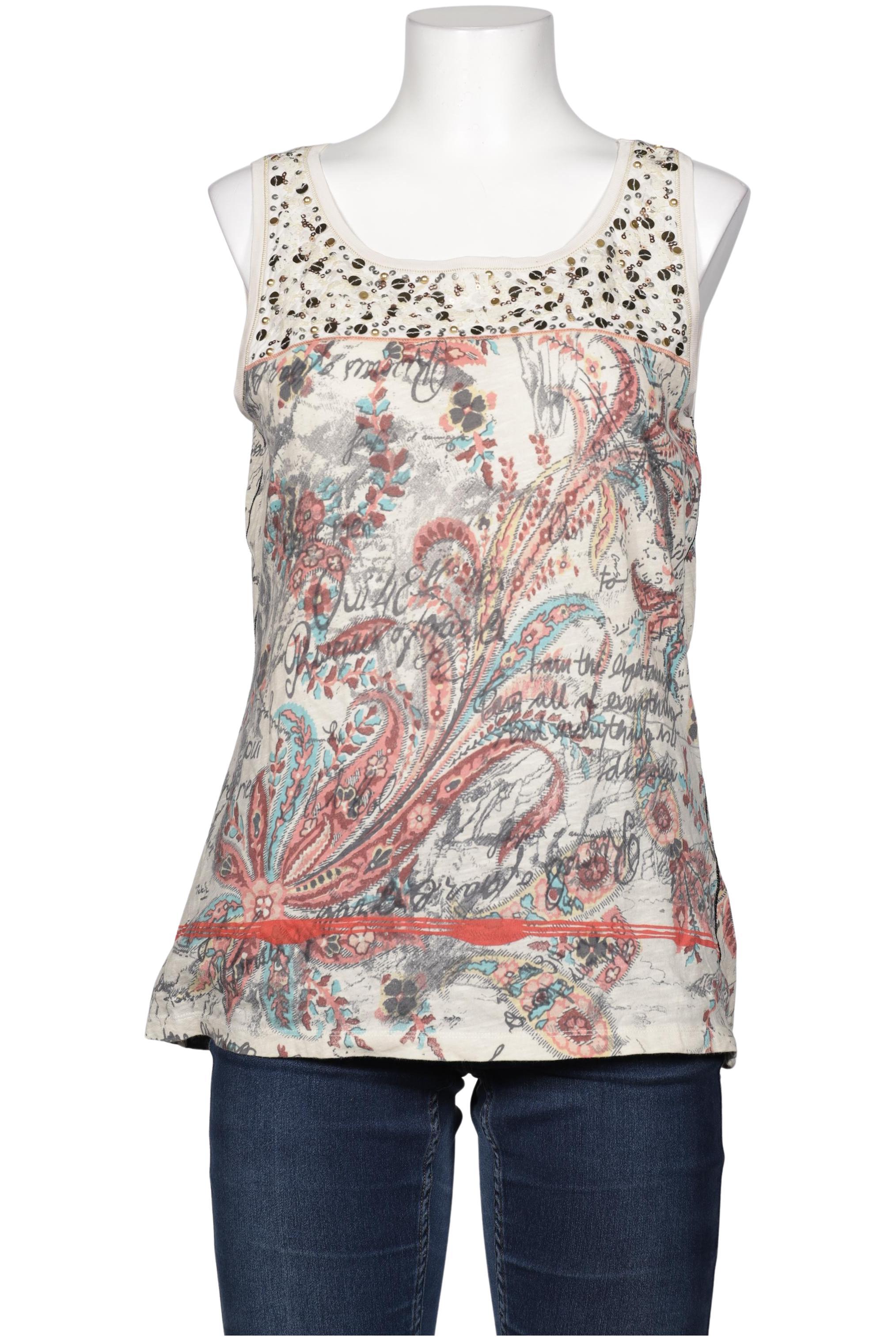 

Oui Damen Top, beige, Gr. 42