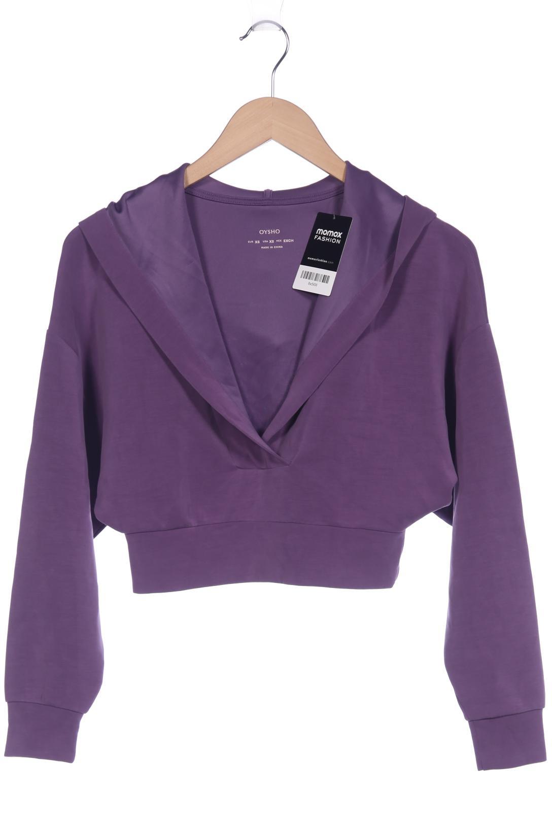 

Oysho Damen Kapuzenpullover, flieder, Gr. 34