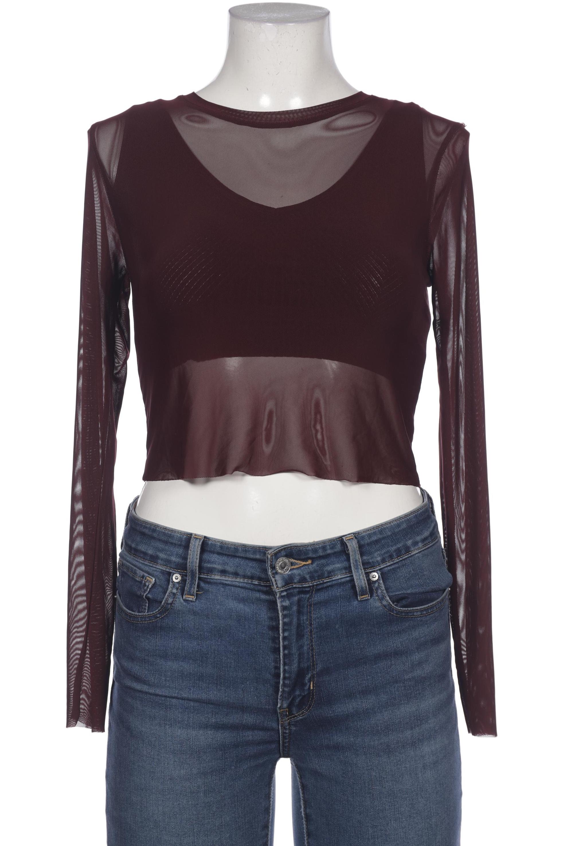 

Oysho Damen Langarmshirt, bordeaux, Gr. 38