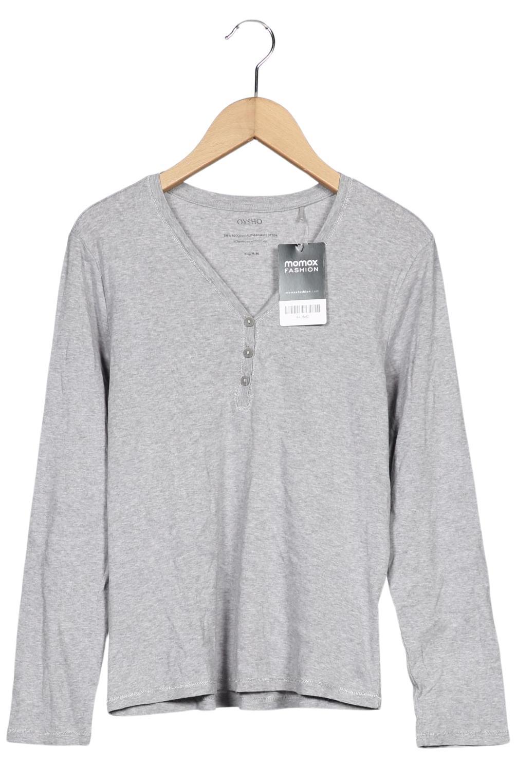 

Oysho Damen Langarmshirt, grau, Gr. 38