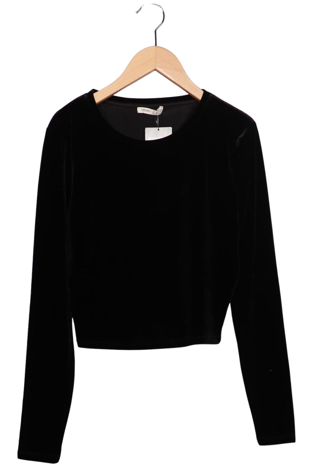 

Oysho Damen Langarmshirt, schwarz, Gr. 38