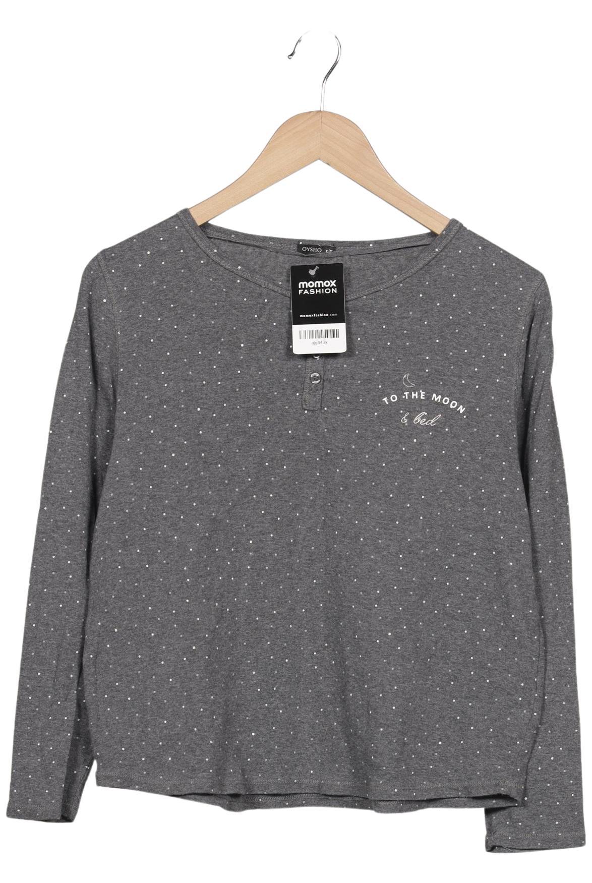 

Oysho Damen Langarmshirt, grau, Gr. 38