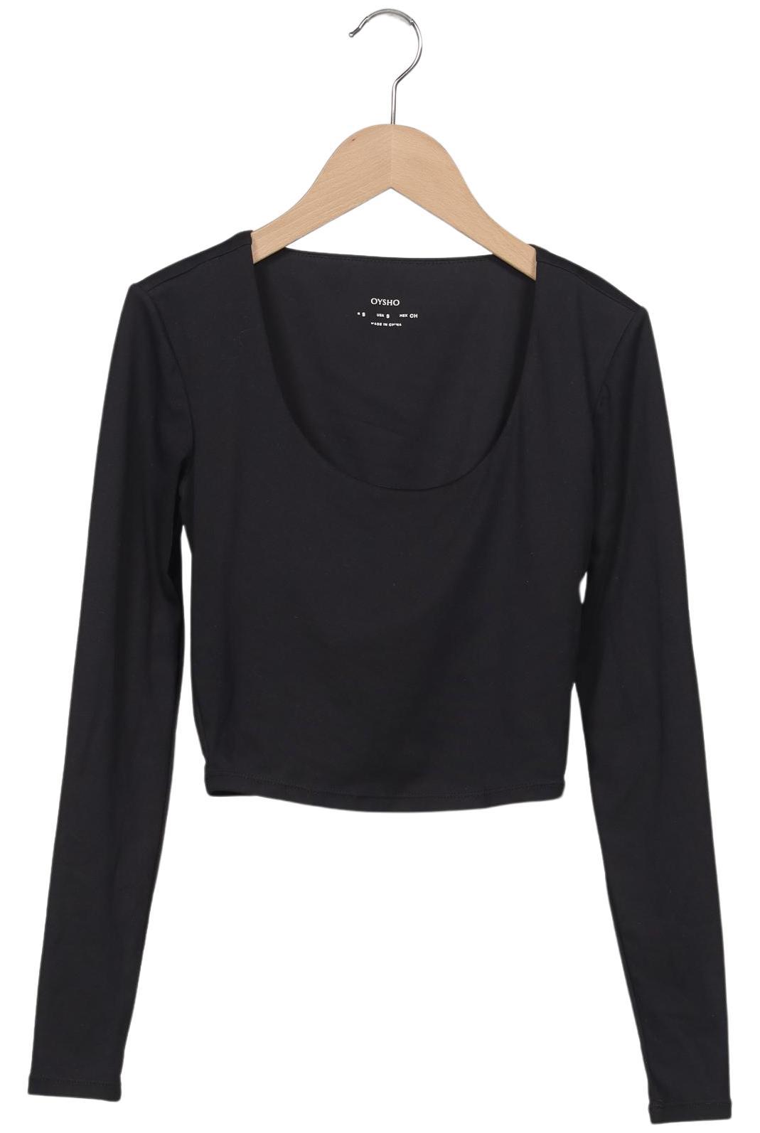 

Oysho Damen Langarmshirt, schwarz, Gr. 36