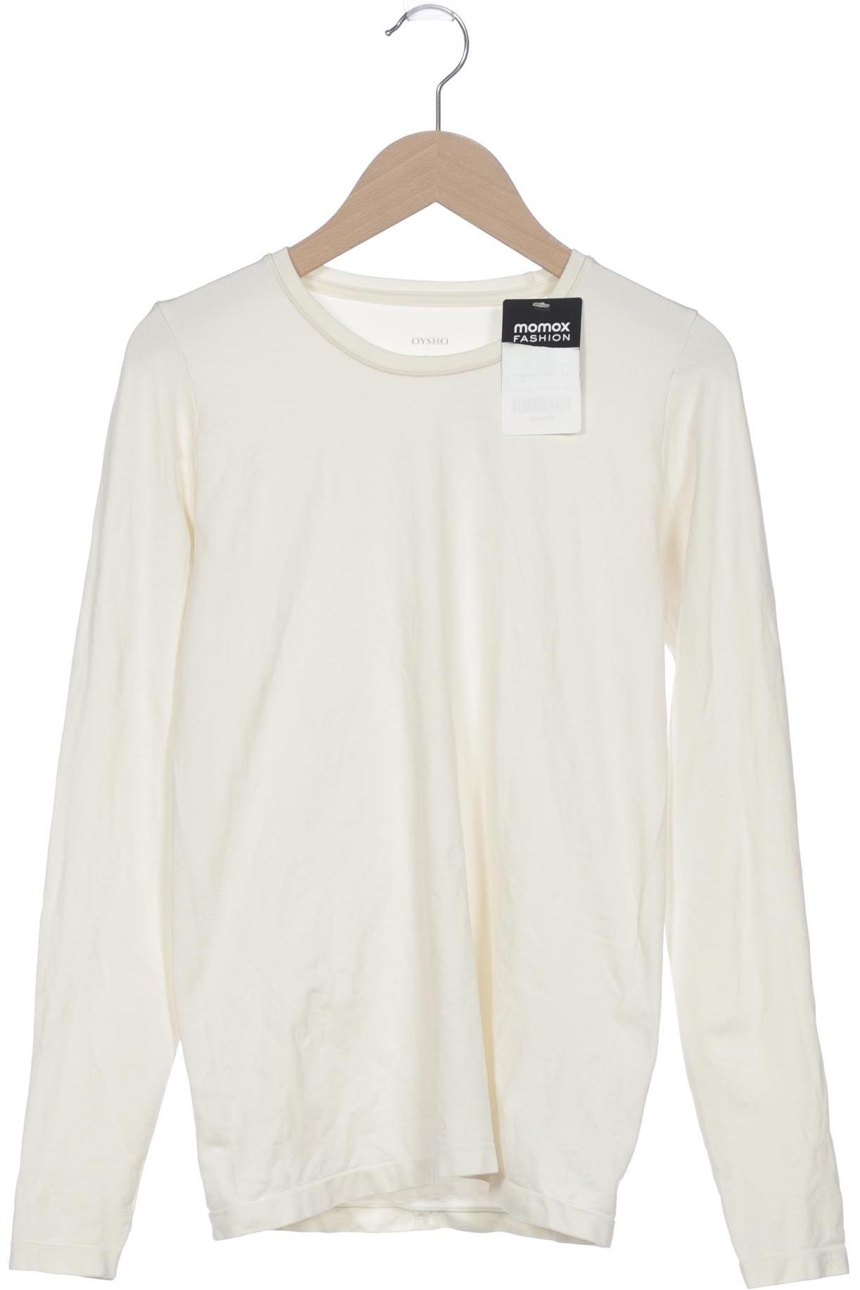 

Oysho Damen Langarmshirt, cremeweiß, Gr. 42