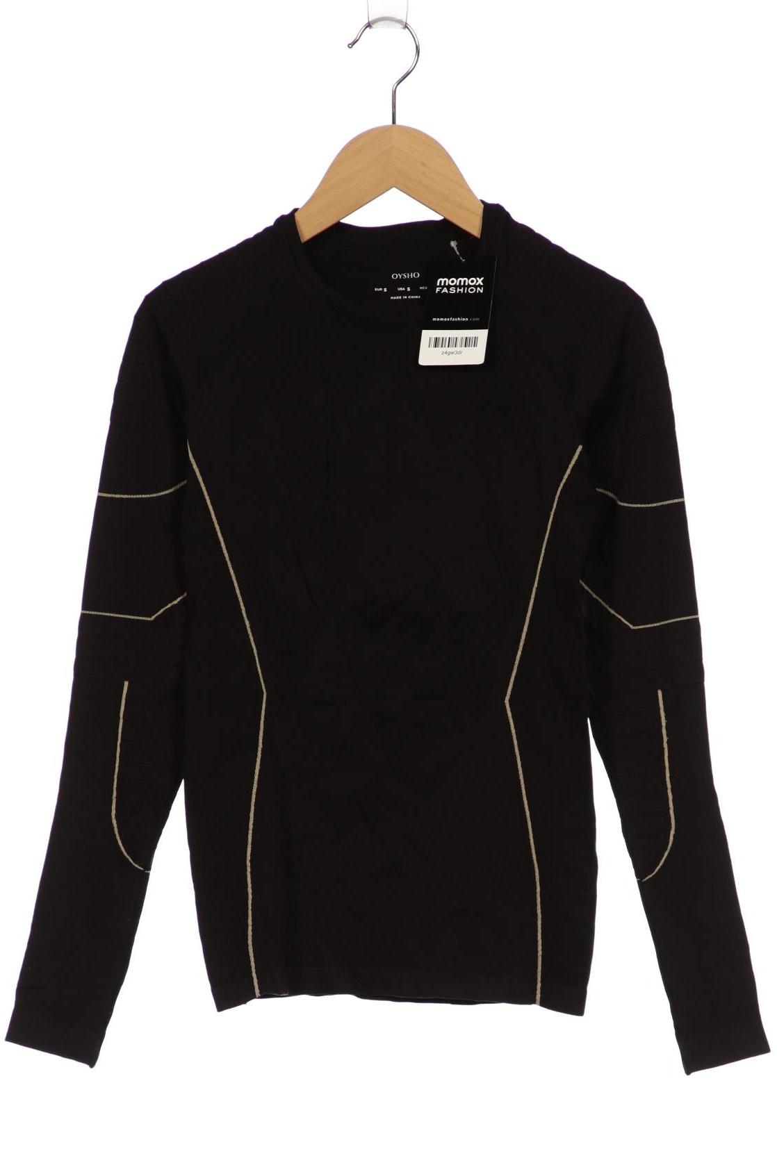 

Oysho Damen Langarmshirt, schwarz, Gr. 36