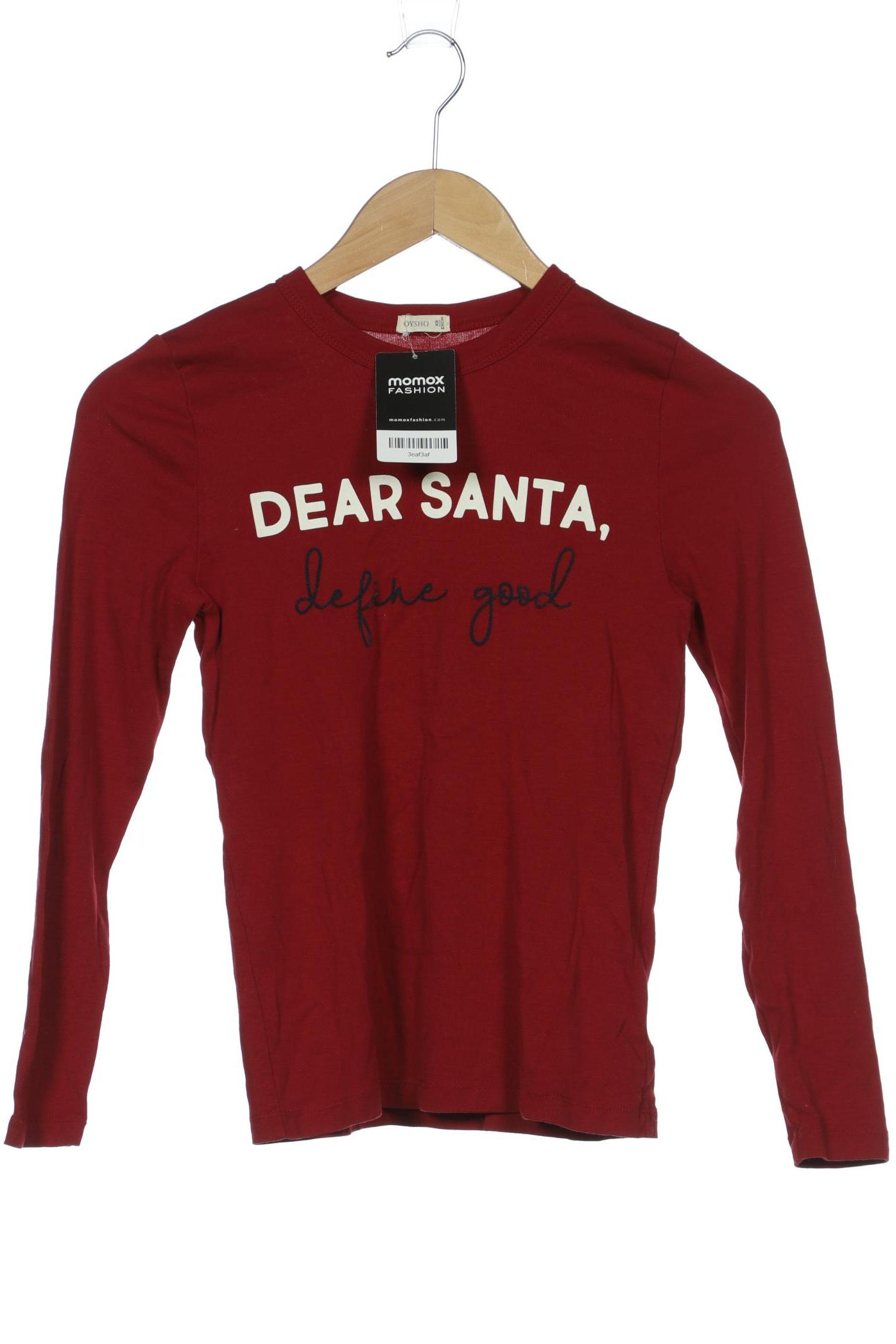 

Oysho Damen Langarmshirt, bordeaux