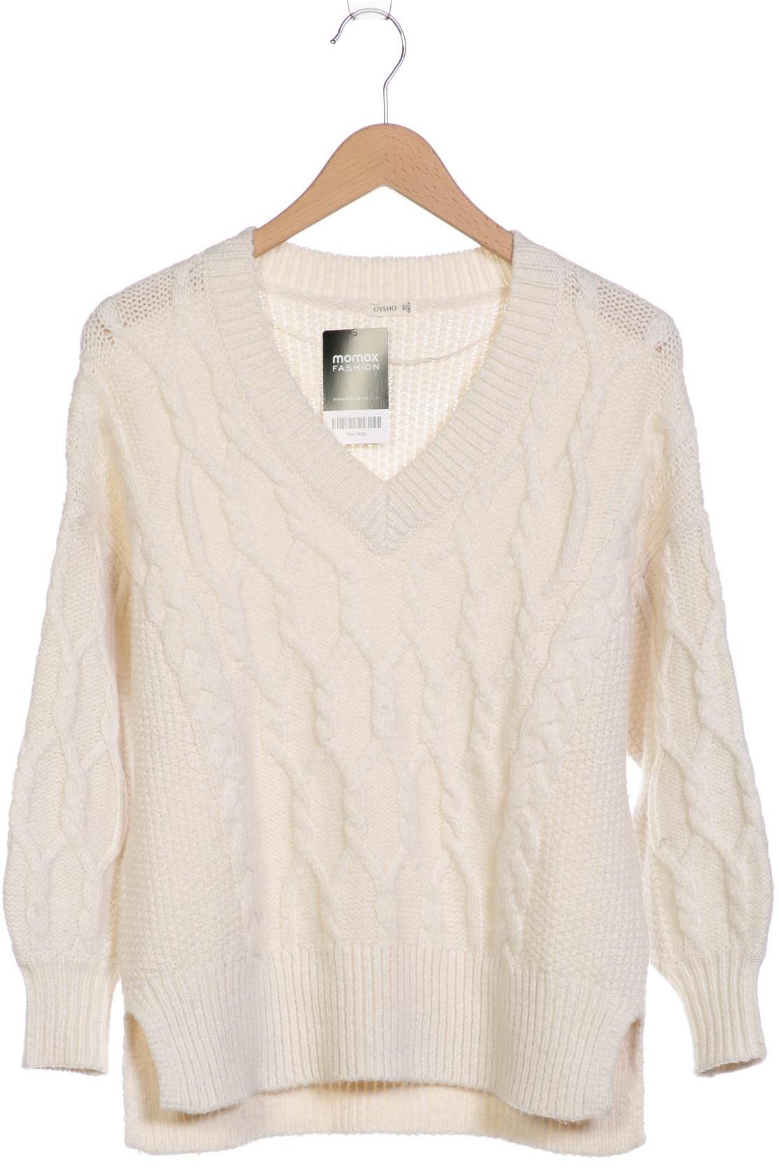 

Oysho Damen Pullover, cremeweiß, Gr. 34