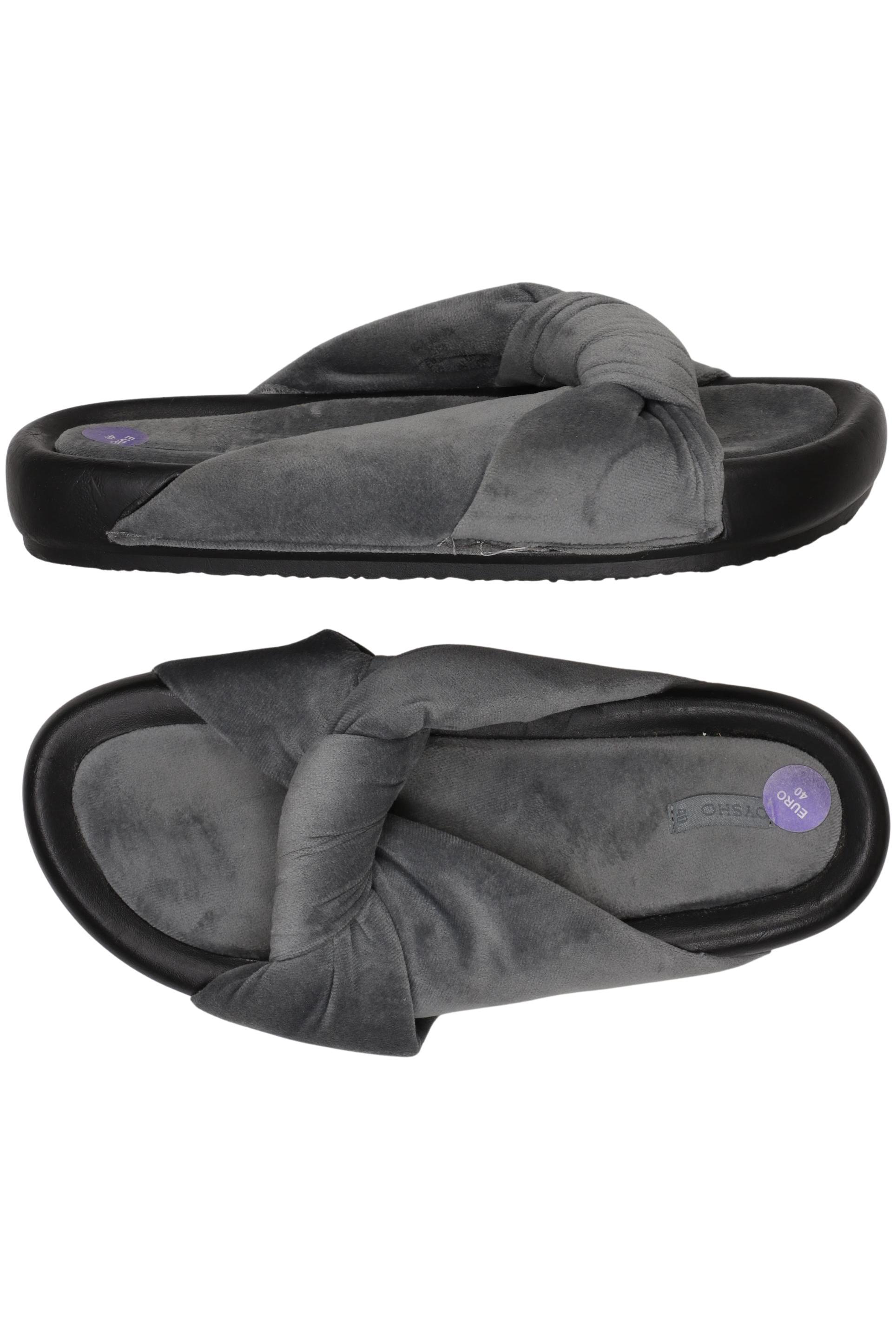 

Oysho Damen Sandale, grau, Gr. 40