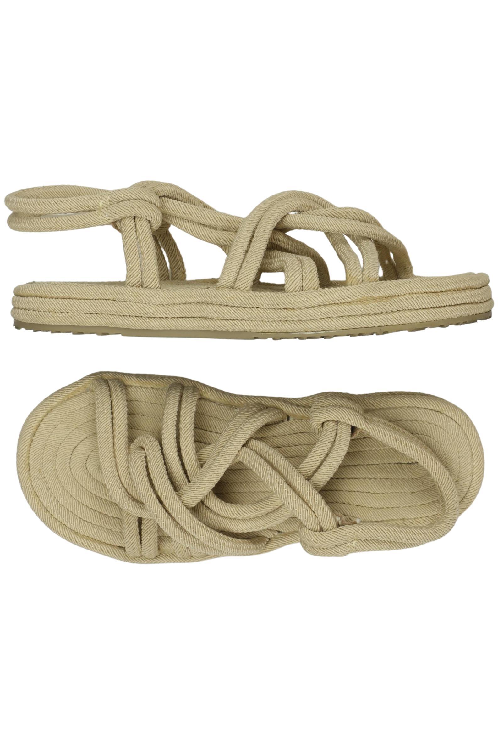 

Oysho Damen Sandale, beige, Gr. 39