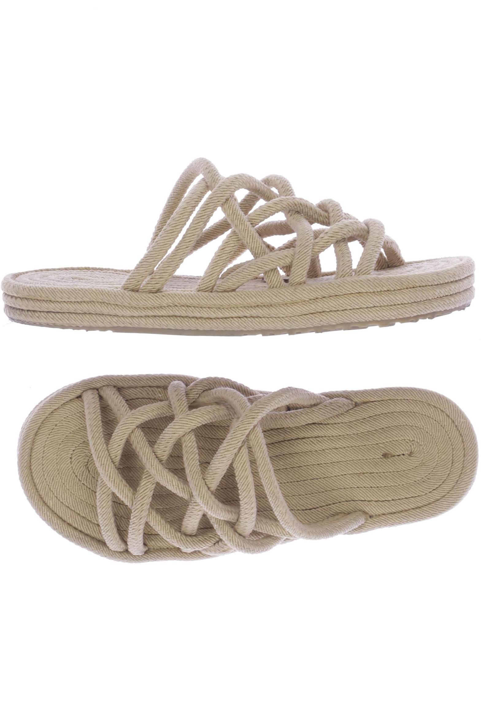 

Oysho Damen Sandale, beige, Gr. 37