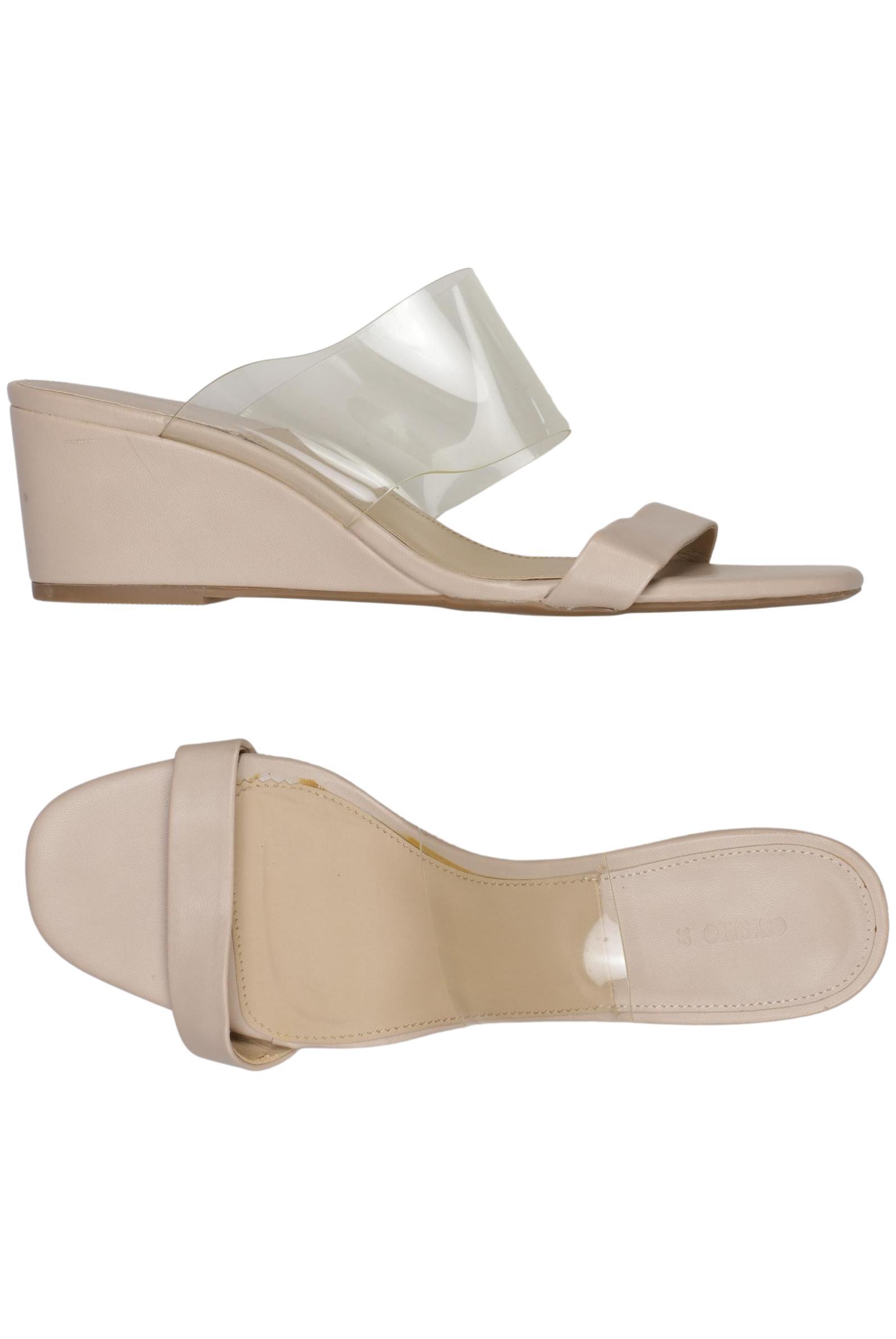 

Oysho Damen Sandale, beige, Gr. 39