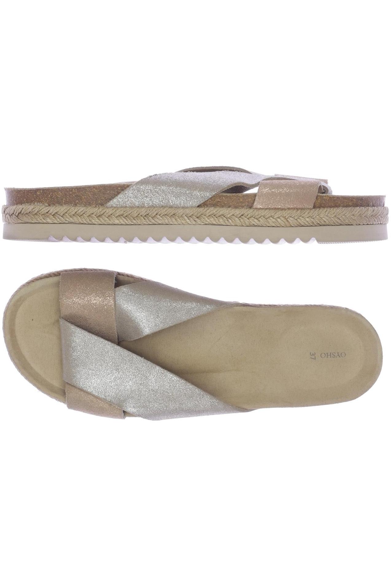 

Oysho Damen Sandale, beige, Gr. 37