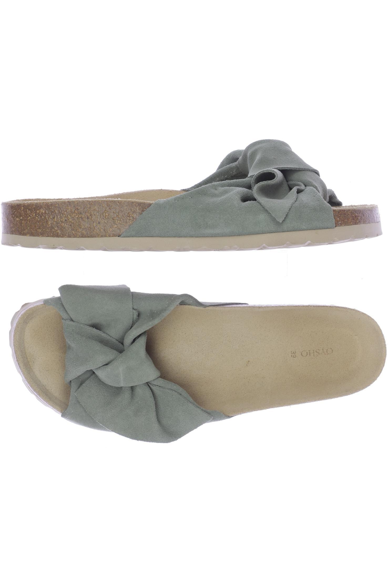 

Oysho Damen Sandale, grün, Gr. 39
