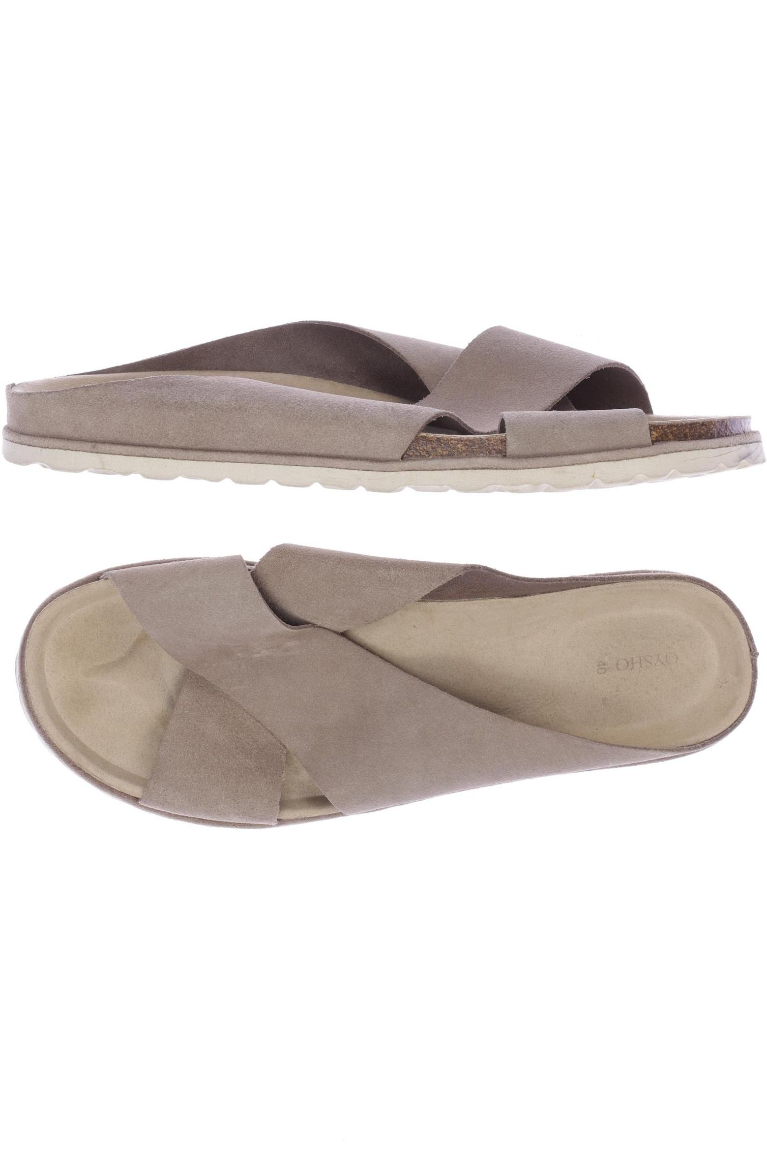 

Oysho Damen Sandale, beige, Gr. 40
