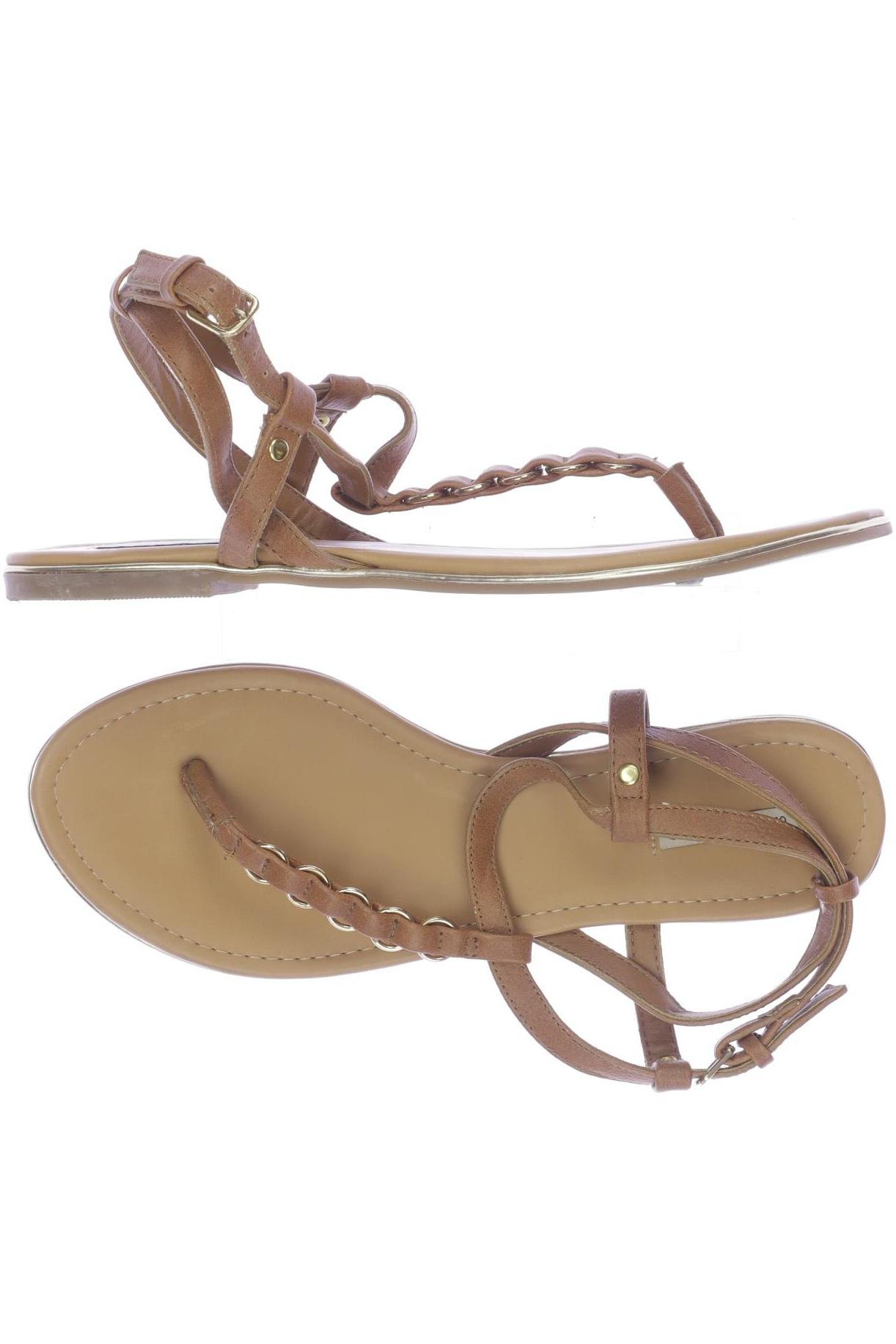 

Oysho Damen Sandale, braun, Gr. 37