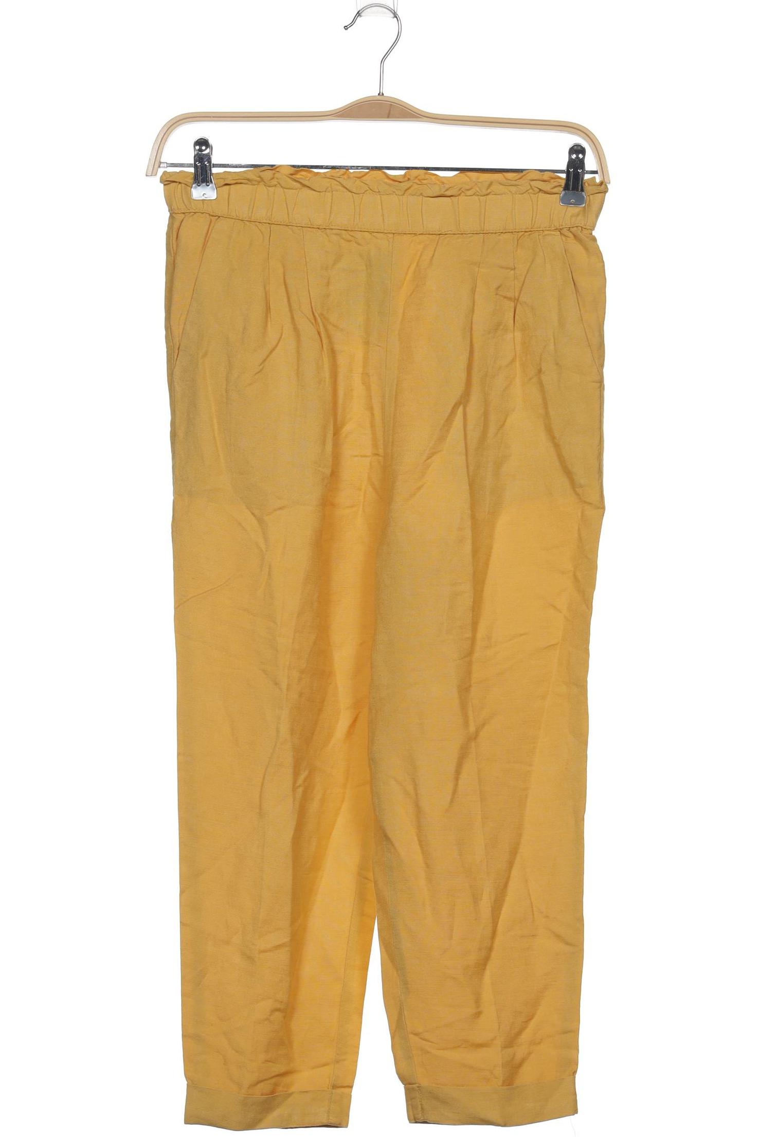 

Oysho Damen Stoffhose, gelb, Gr. 0