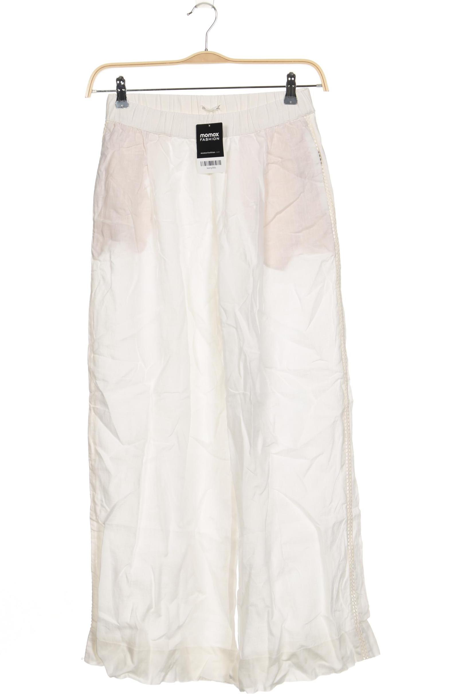 

Oysho Damen Stoffhose, cremeweiß, Gr. 0