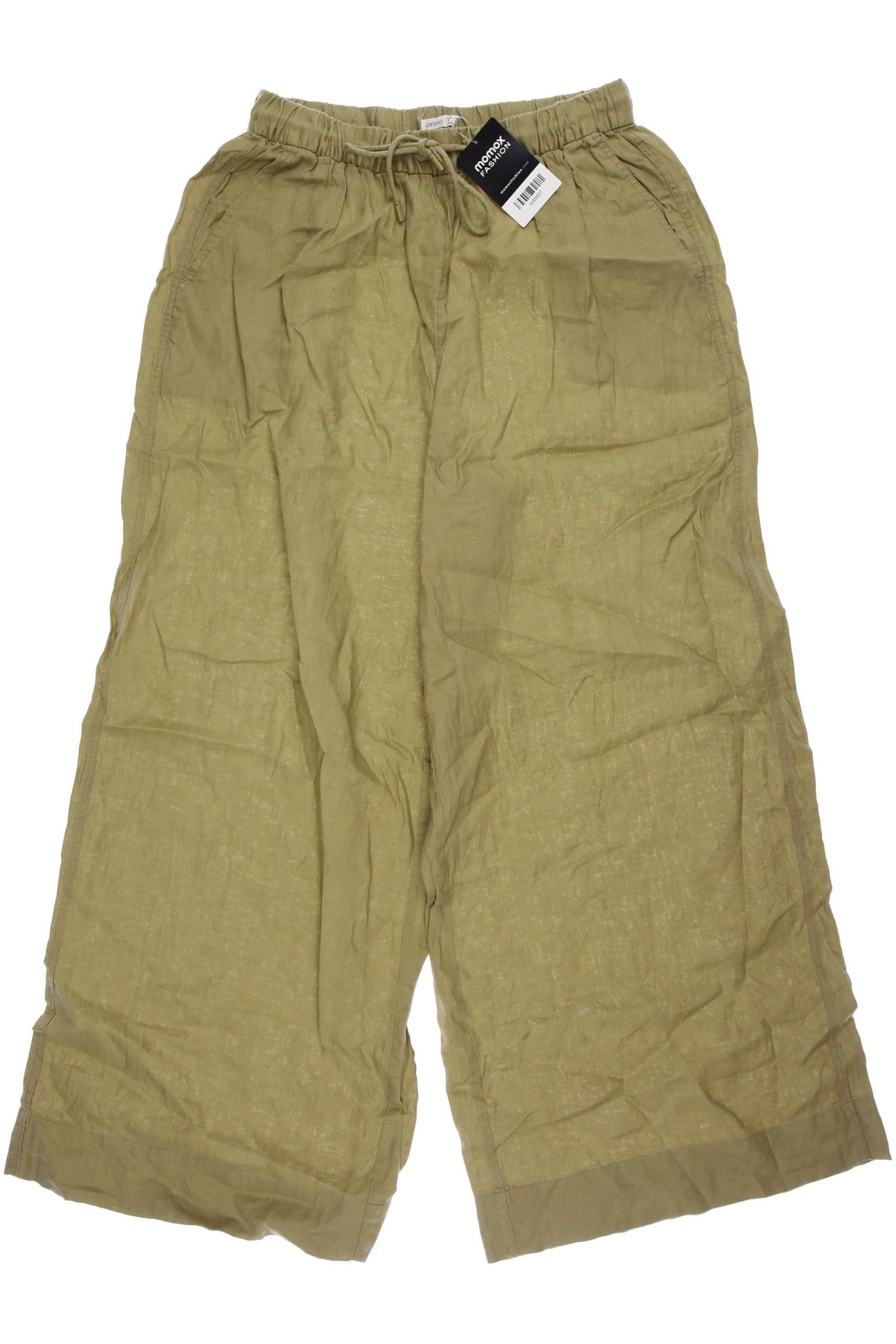 

Oysho Damen Stoffhose, grün, Gr. 0