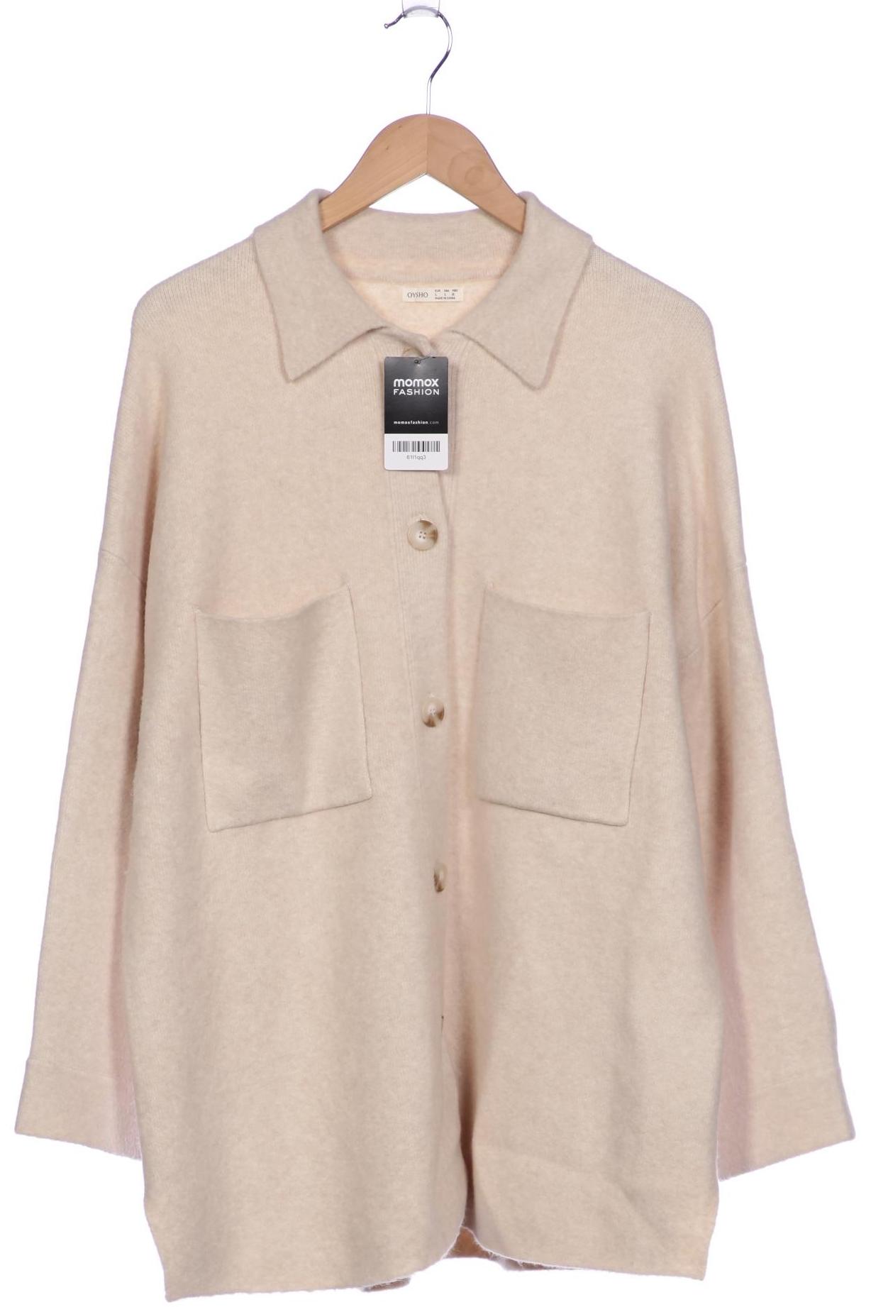 

Oysho Damen Strickjacke, beige, Gr. 42
