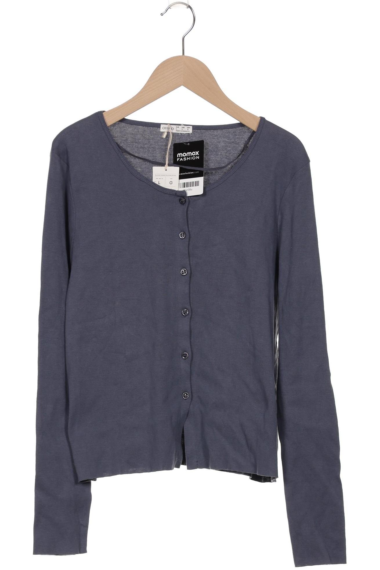 

Oysho Damen Strickjacke, blau, Gr. 42