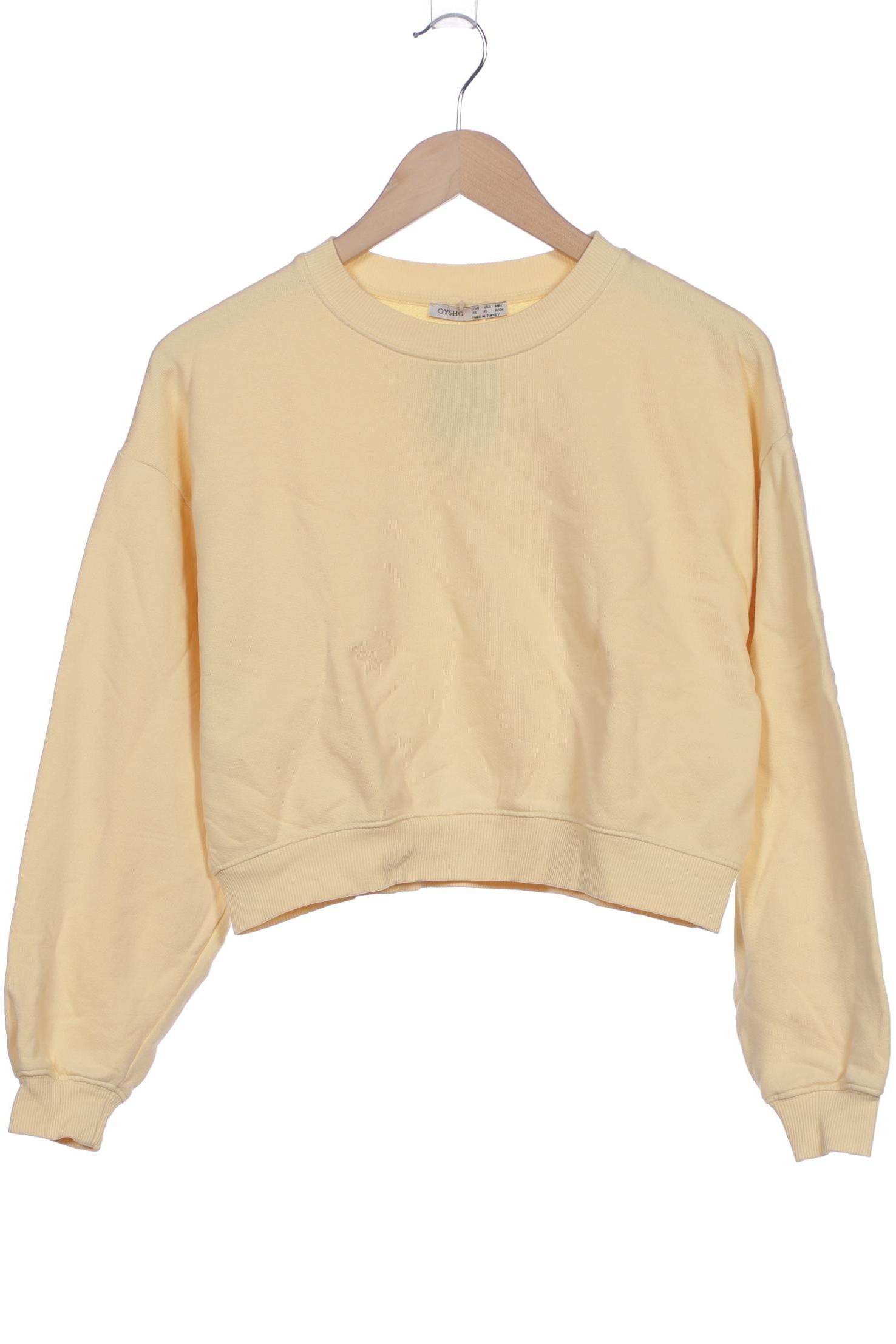 

Oysho Damen Sweatshirt, gelb, Gr. 34