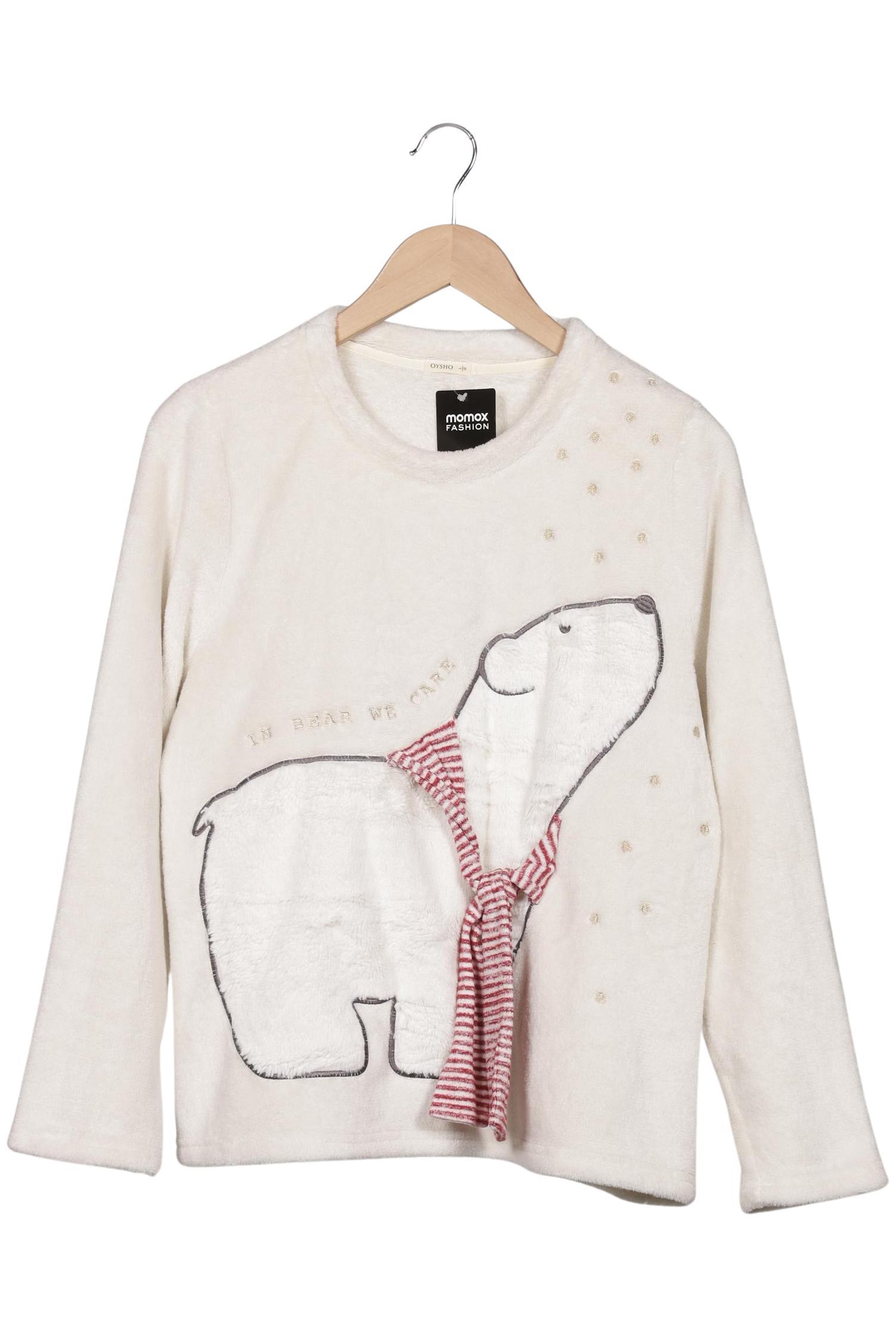 

Oysho Damen Sweatshirt, cremeweiß, Gr. 42