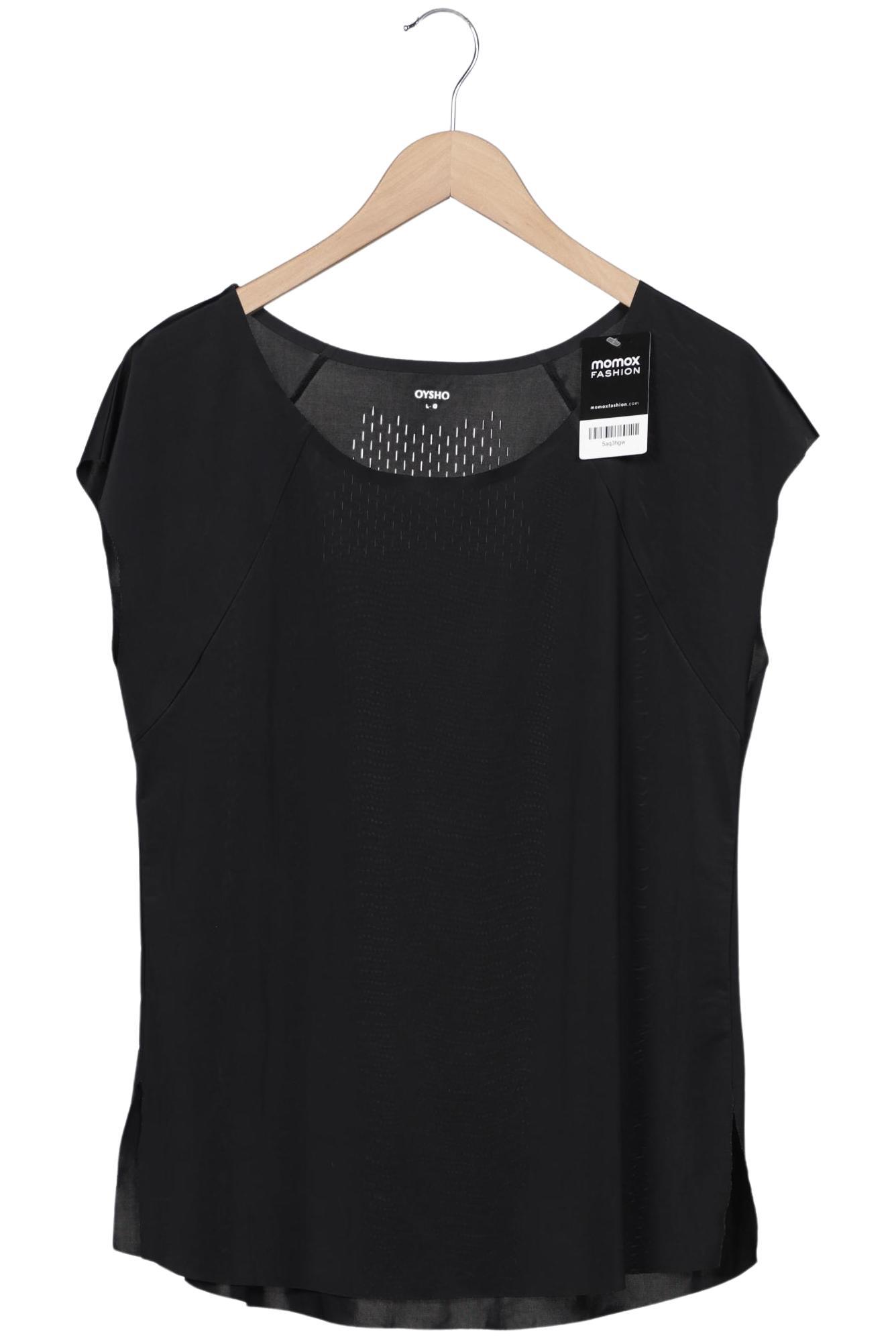 

Oysho Damen T-Shirt, schwarz, Gr. 42