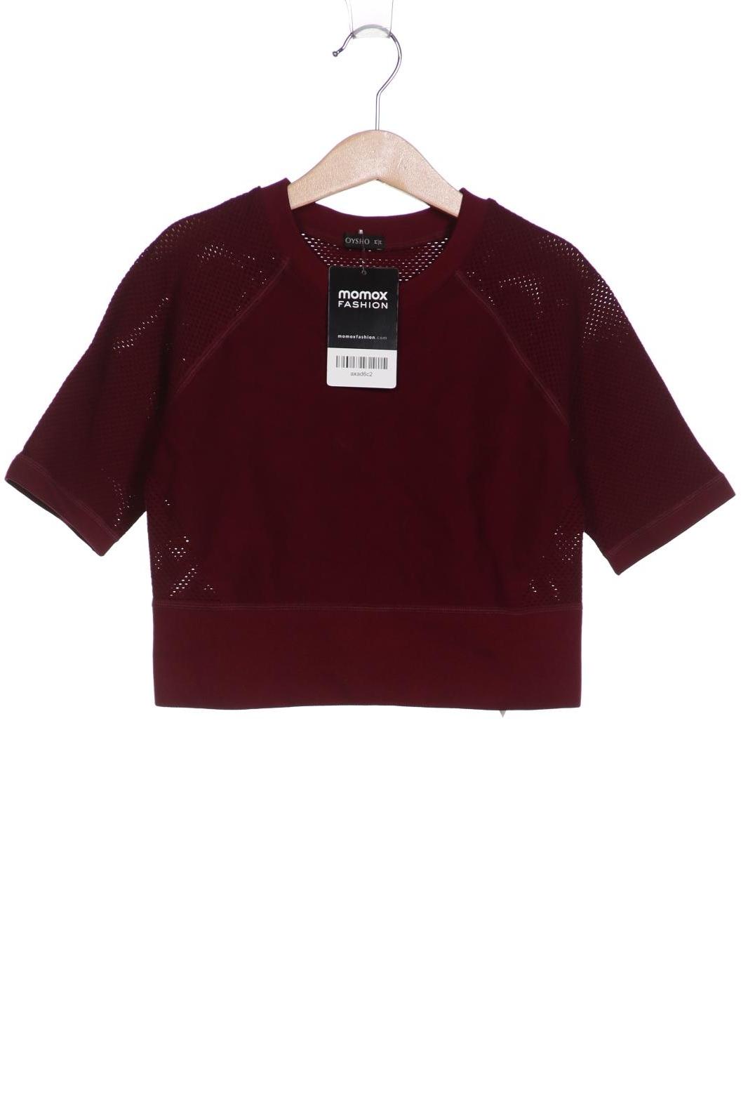 

Oysho Damen T-Shirt, bordeaux, Gr. 38