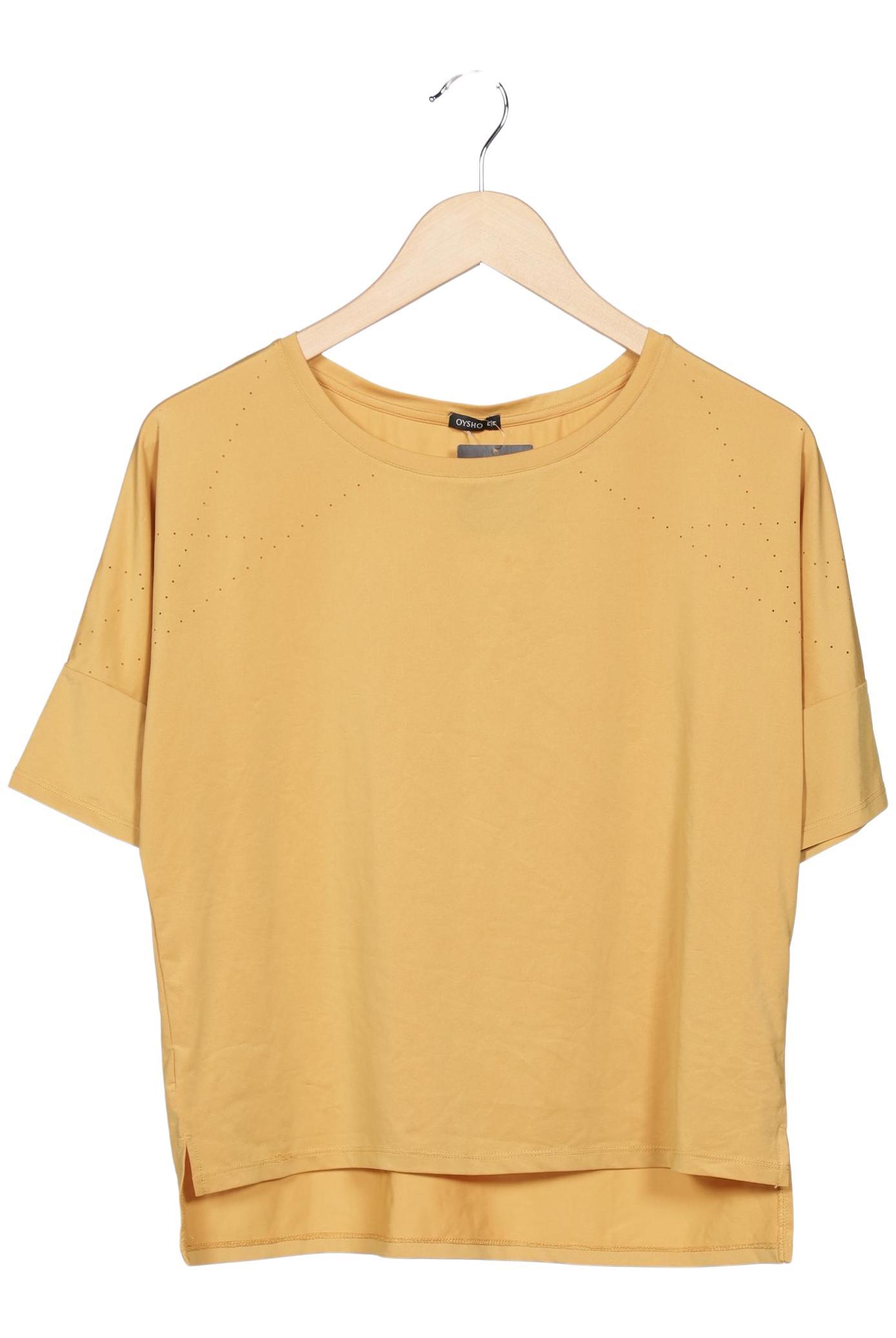 

Oysho Damen T-Shirt, gelb, Gr. 38