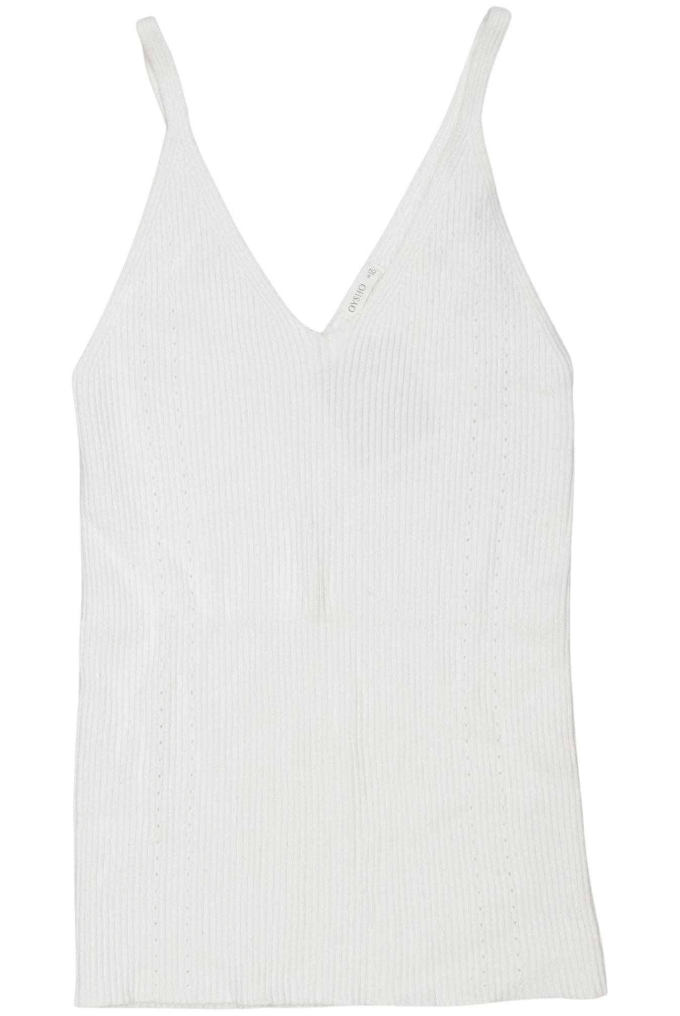 

Oysho Damen Top, weiß, Gr. 36