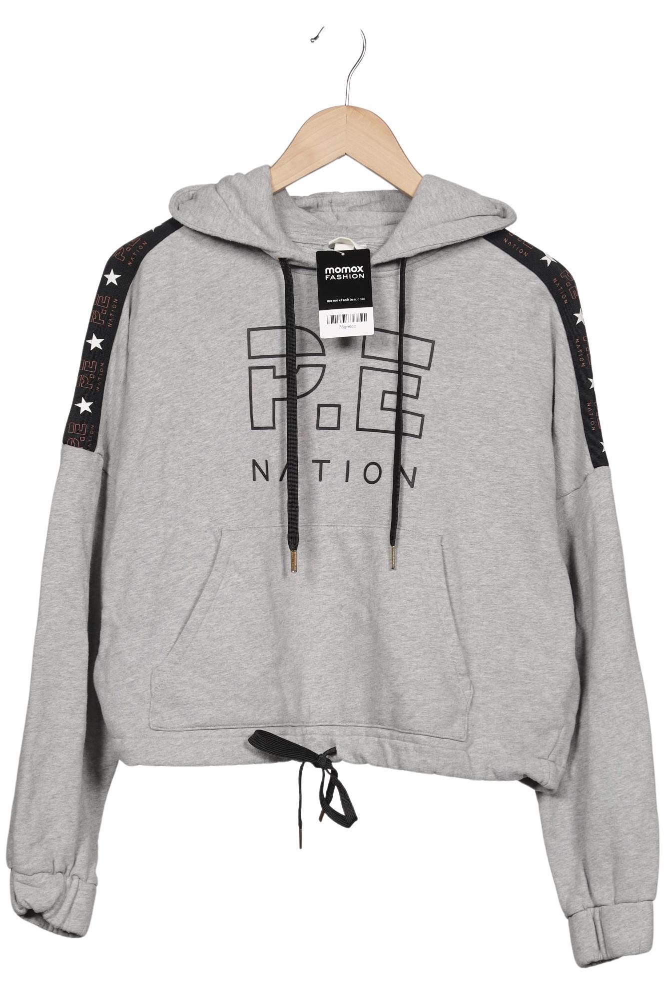 

P.E Nation Damen Kapuzenpullover, grau, Gr. 38