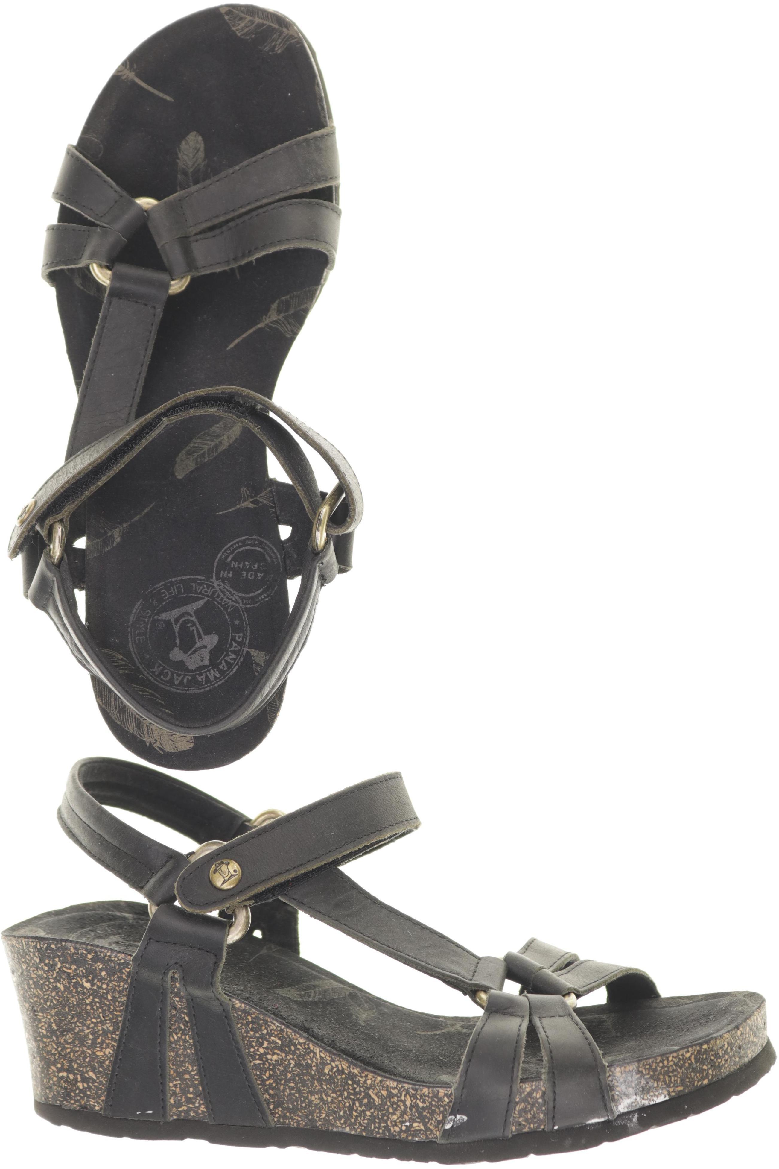 

Panama Jack Damen Sandale, schwarz, Gr. 38