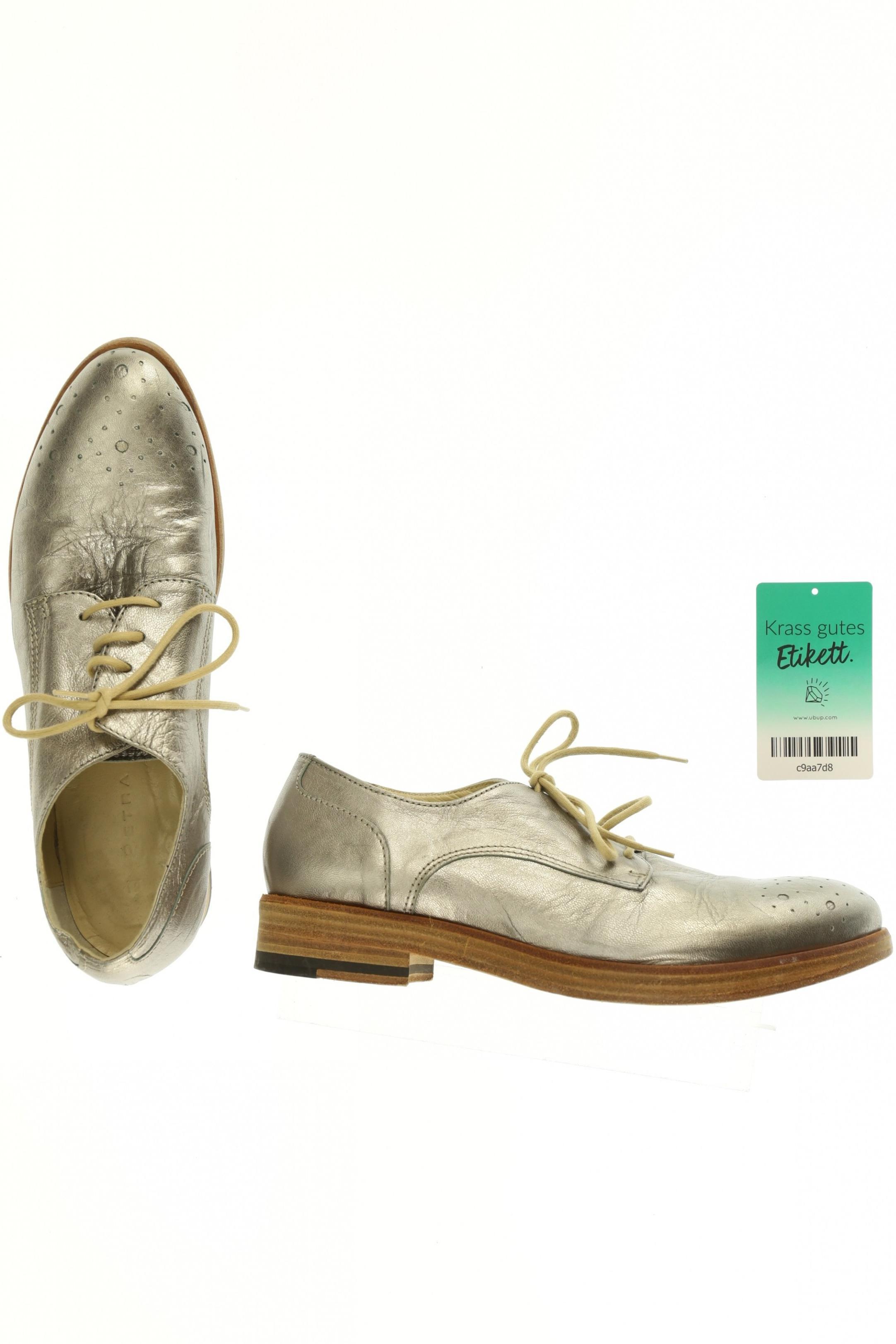 

Petra Dieler Damen Halbschuh, silber, Gr. 37