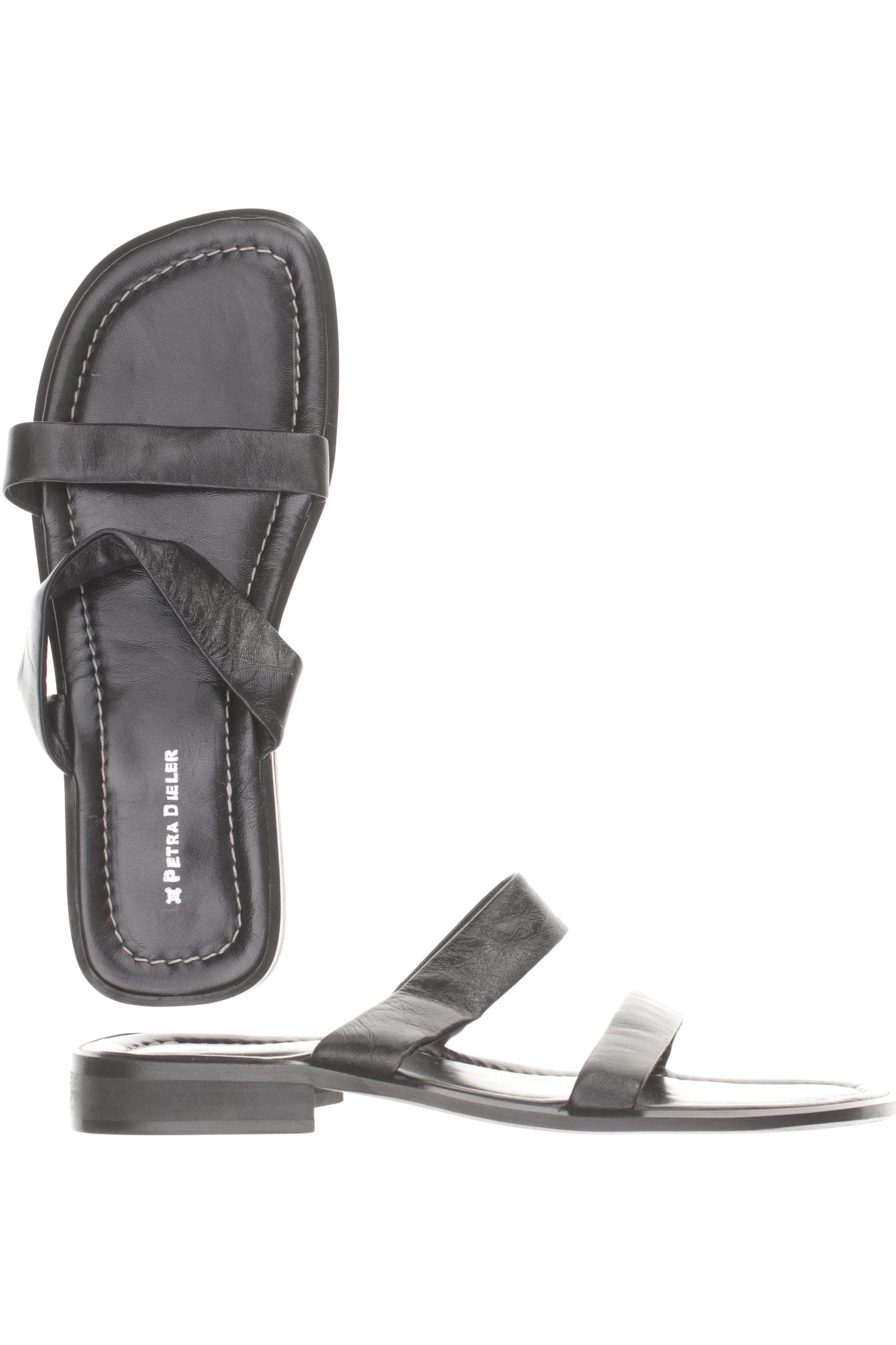 

Petra Dieler Damen Sandale, schwarz, Gr. 41