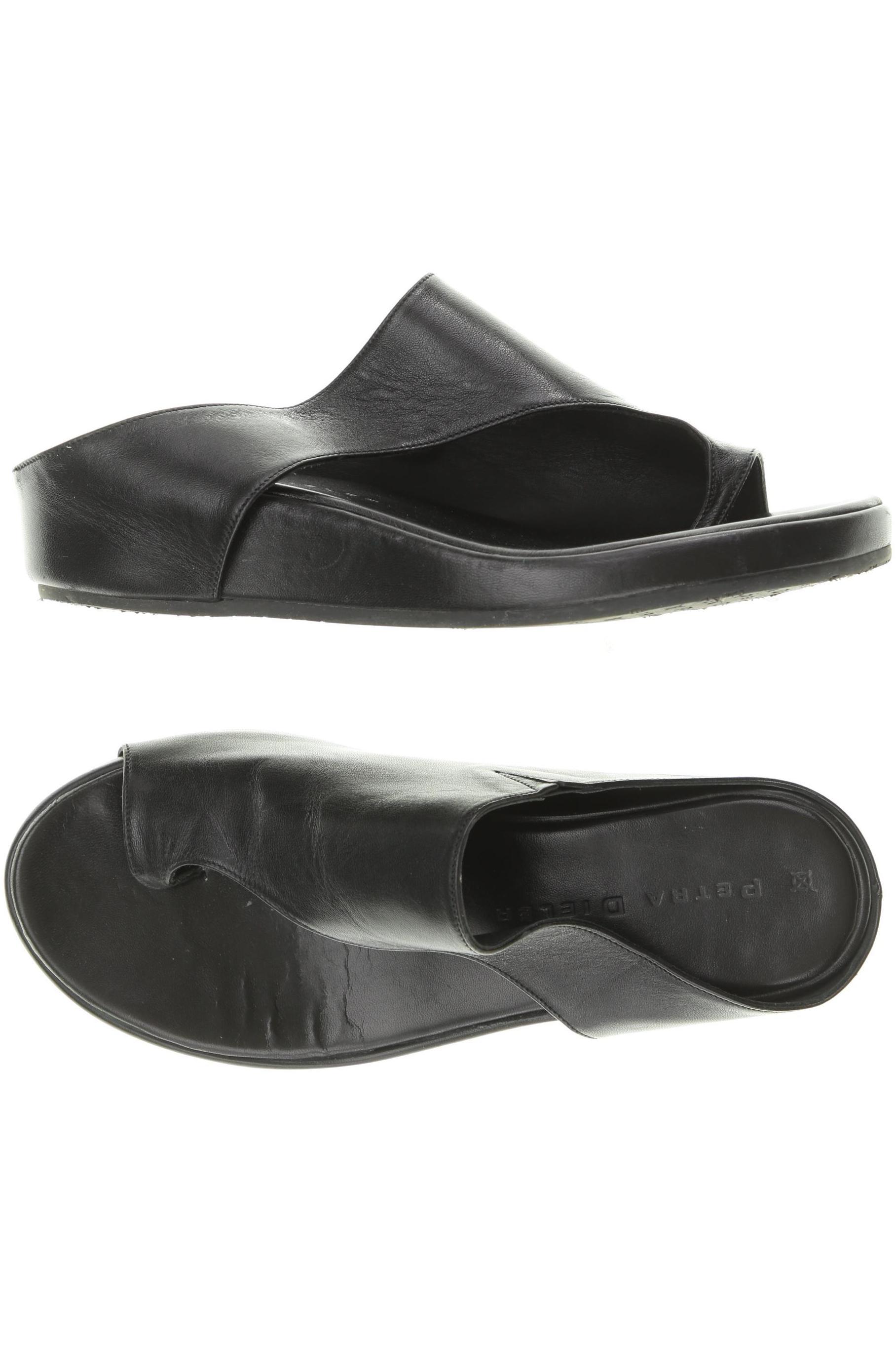 

Petra Dieler Damen Sandale, schwarz, Gr. 39.5