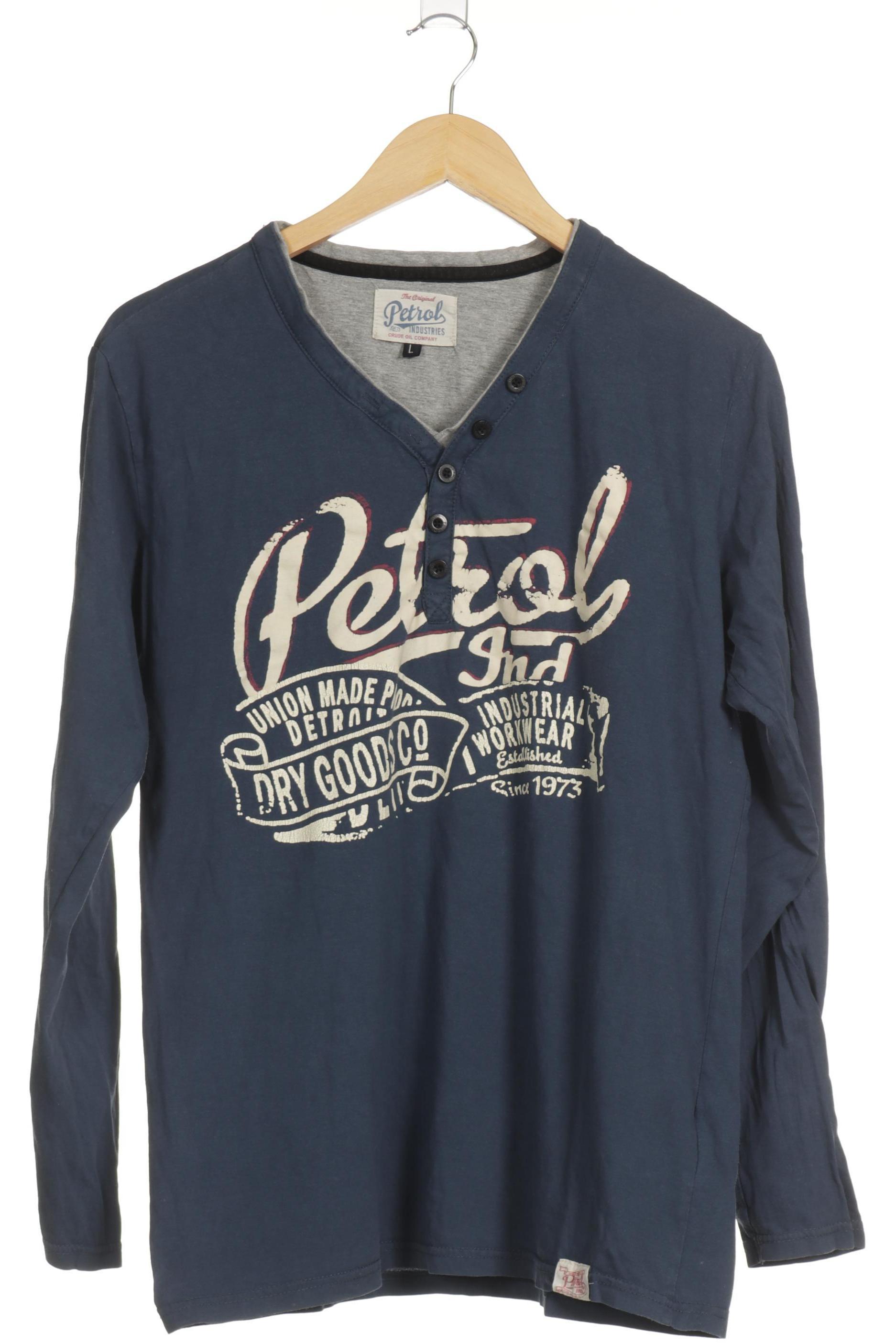 

Petrol Industries Herren Langarmshirt, blau, Gr.