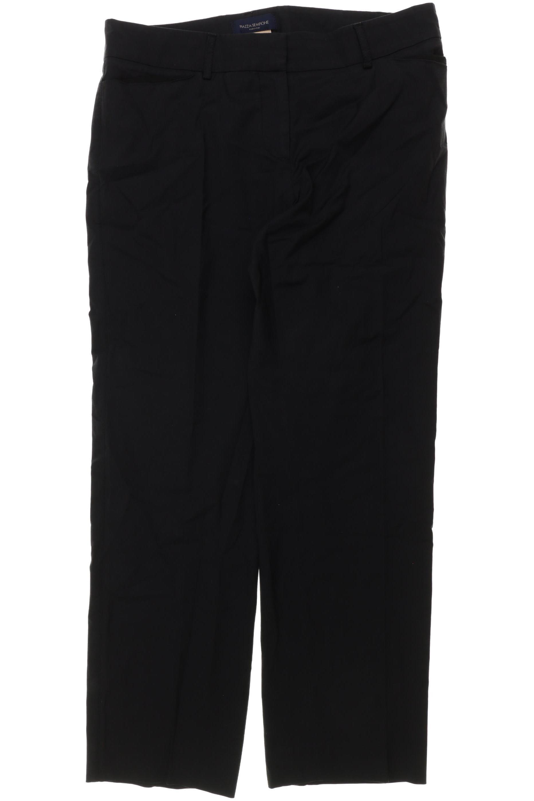 

Piazza Sempione Damen Stoffhose, schwarz, Gr. 48